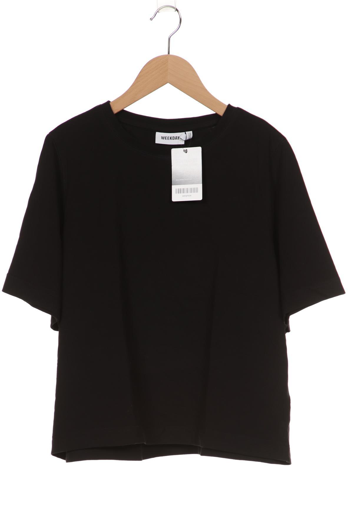 

Weekday Damen T-Shirt, schwarz