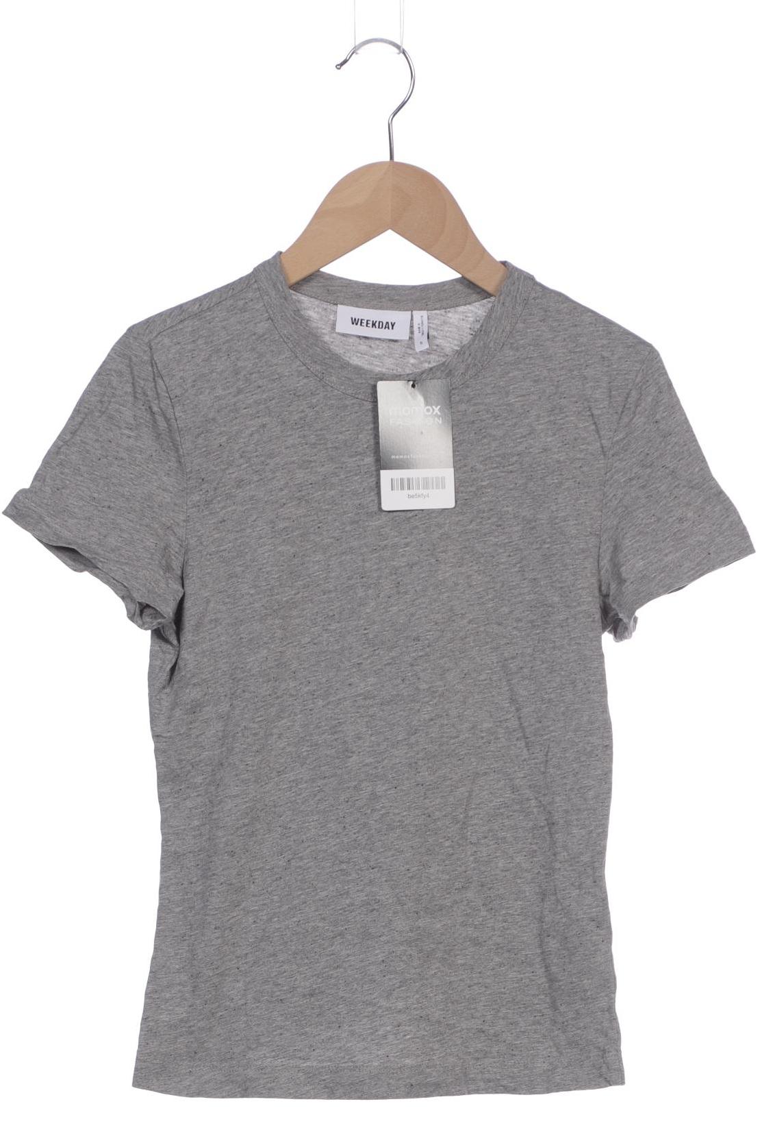 

Weekday Damen T-Shirt, grau, Gr. 36