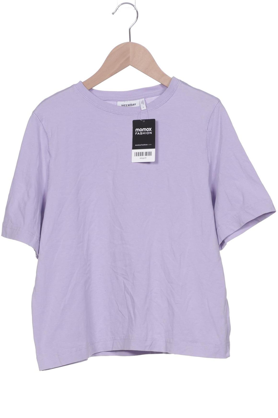 

Weekday Damen T-Shirt, flieder, Gr. 36