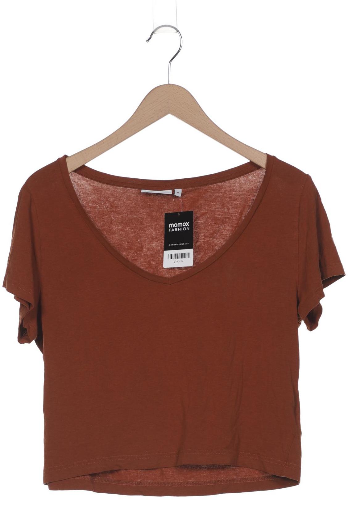 

Weekday Damen T-Shirt, braun, Gr. 38