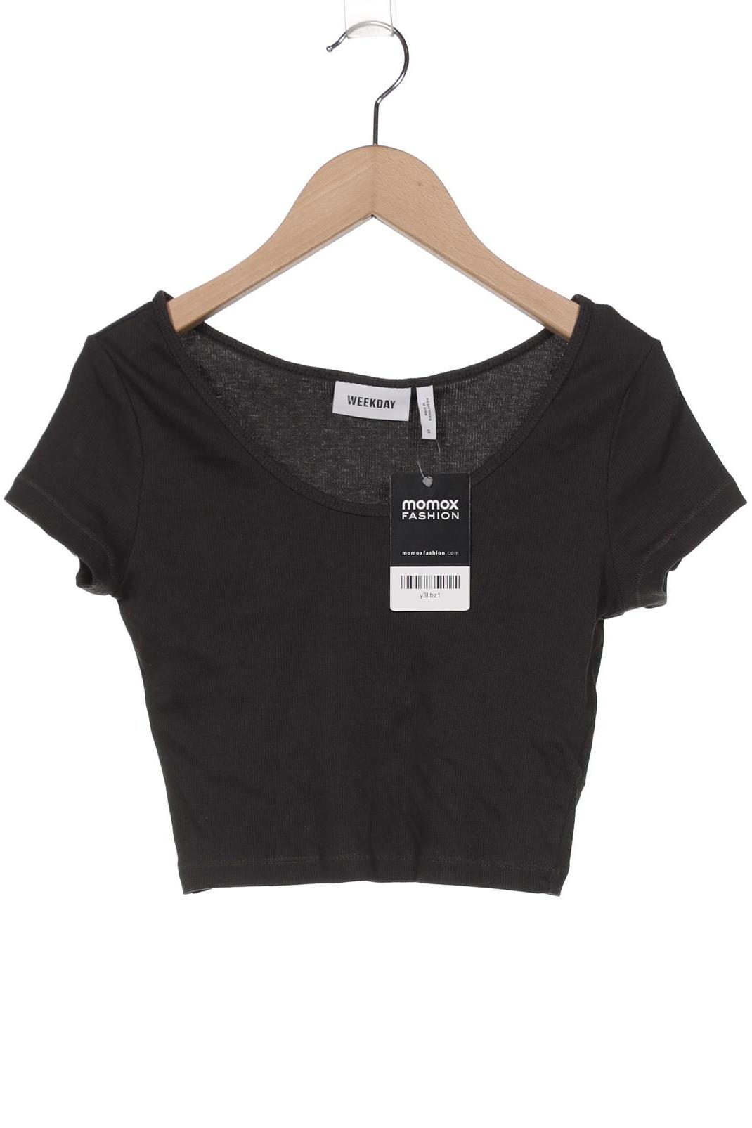 

Weekday Damen T-Shirt, grau, Gr. 36