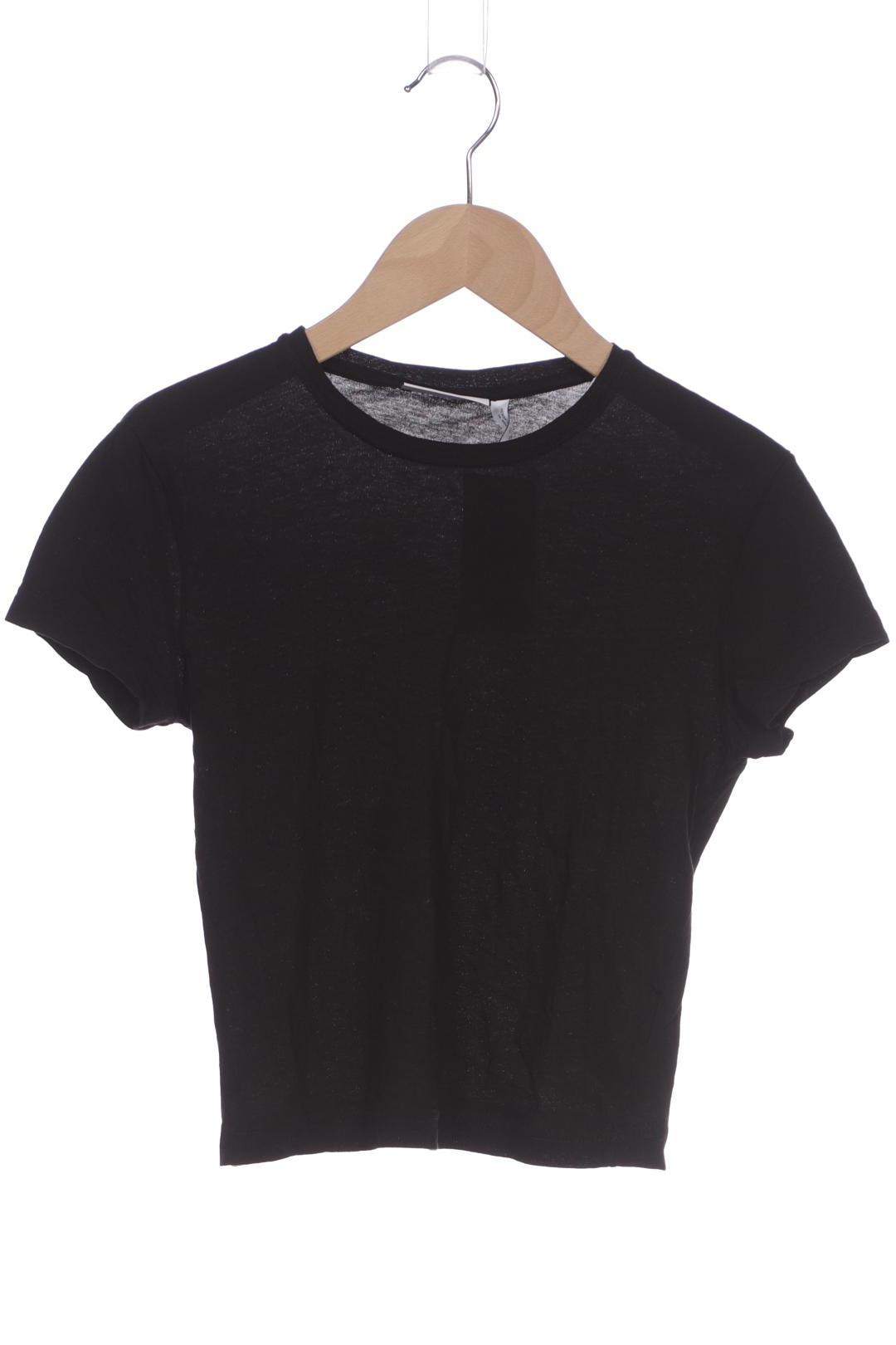 

Weekday Damen T-Shirt, schwarz, Gr. 36