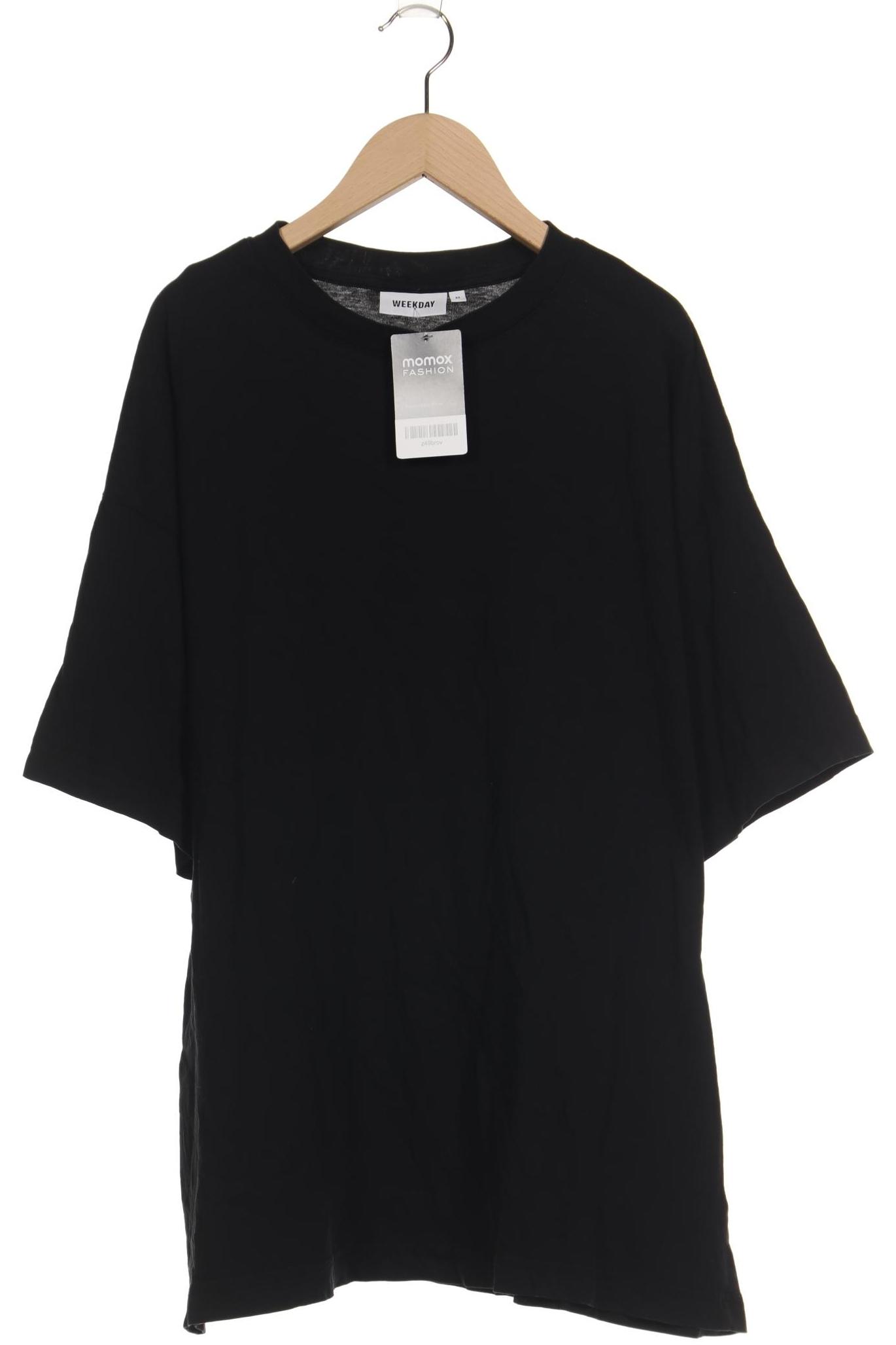 

Weekday Damen T-Shirt, schwarz, Gr. 34