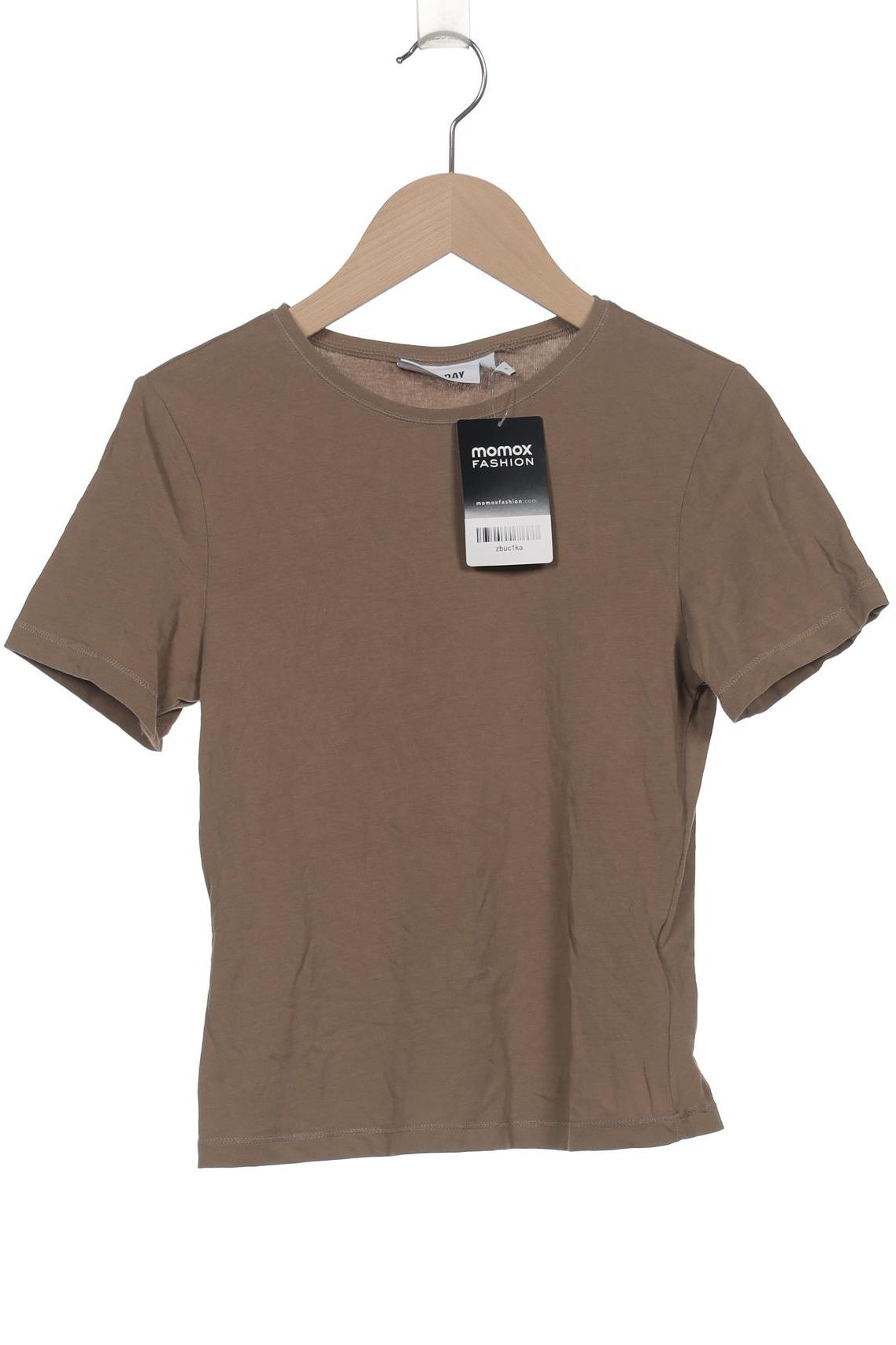 

Weekday Damen T-Shirt, braun, Gr. 36
