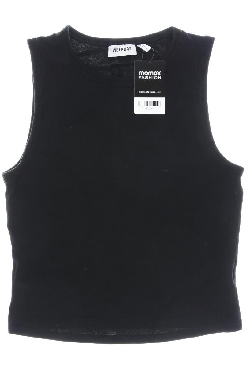 

Weekday Damen Top, schwarz, Gr. 38
