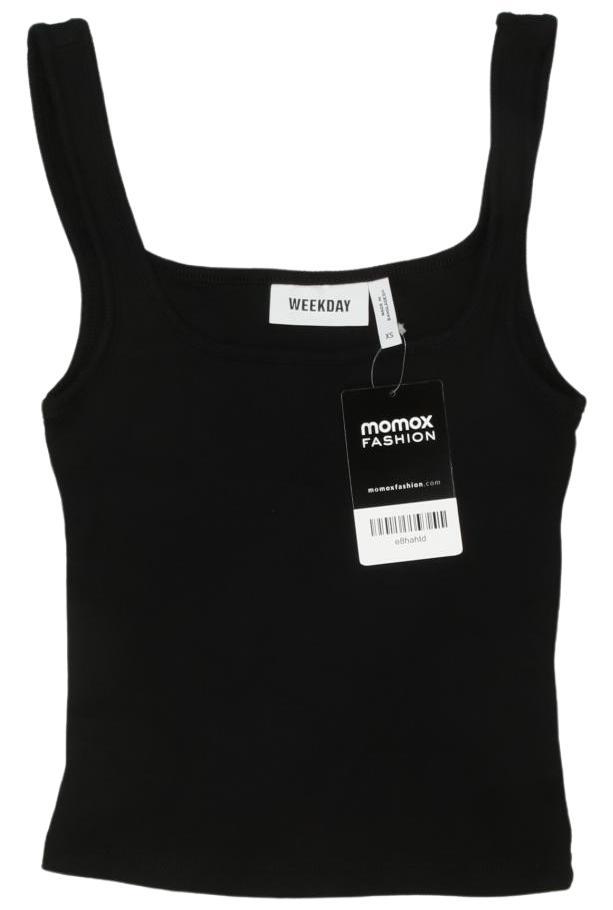 

Weekday Damen Top, schwarz, Gr. 34