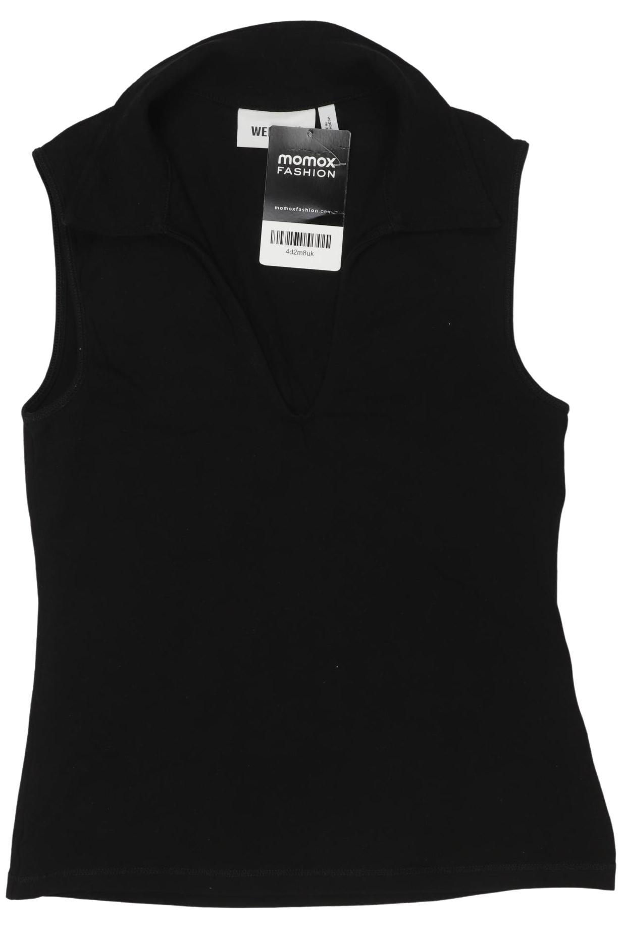 

Weekday Damen Top, schwarz, Gr. 36