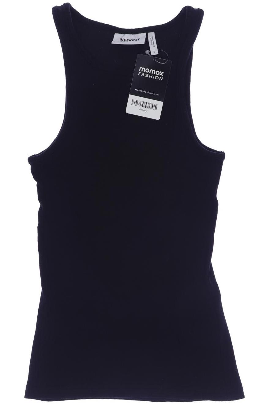 

Weekday Damen Top, schwarz, Gr. 36