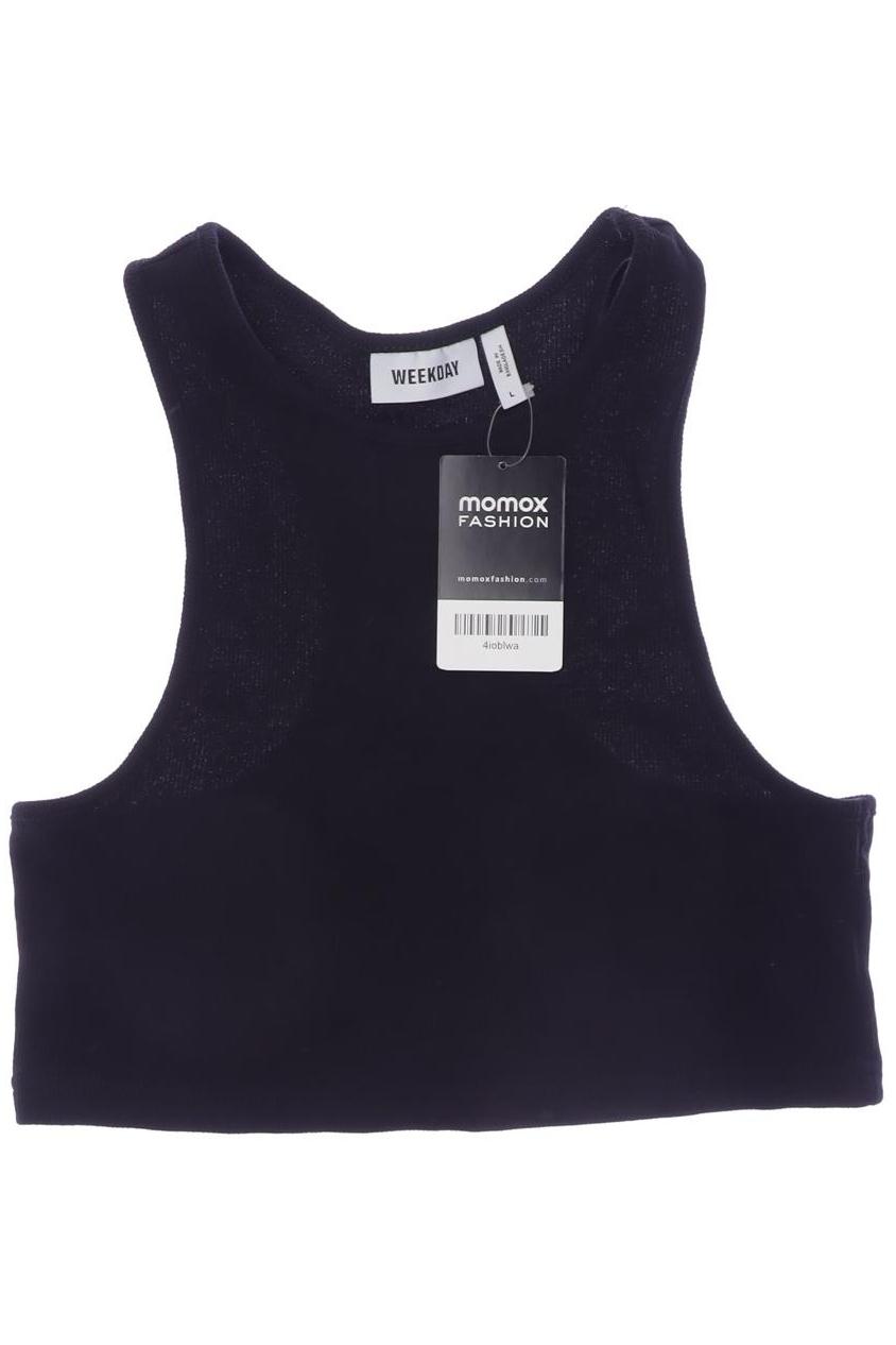 

Weekday Damen Top, schwarz, Gr. 42