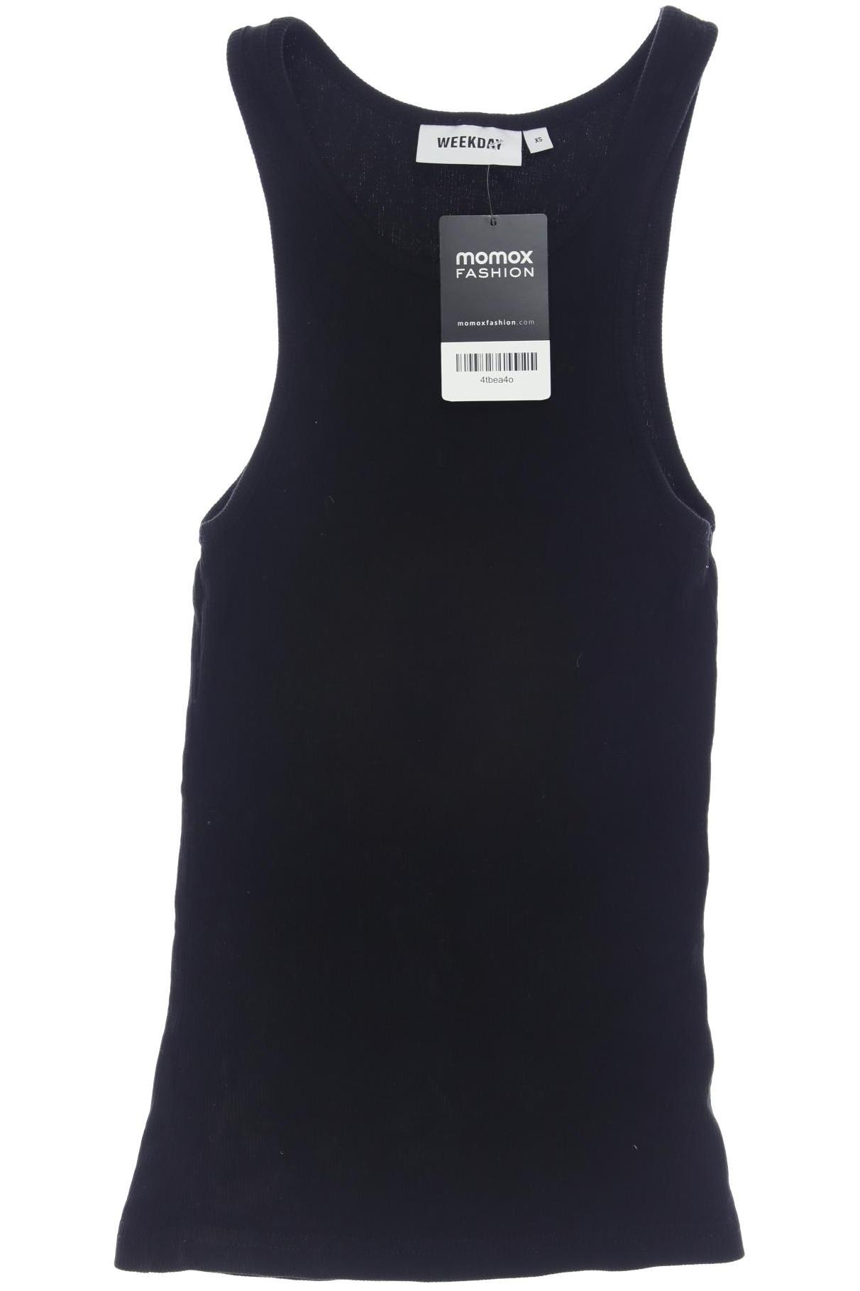 

Weekday Damen Top, schwarz, Gr. 34