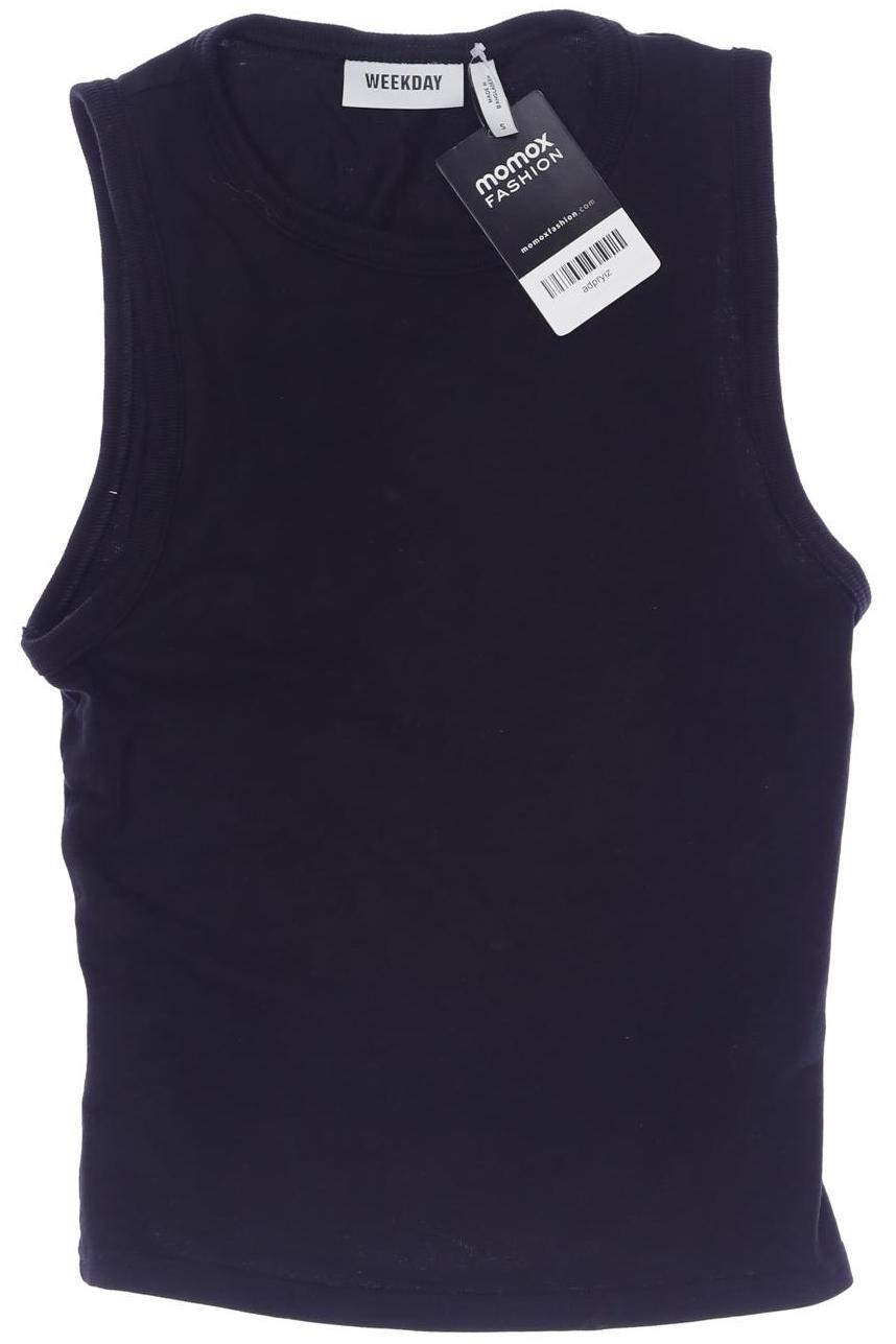 

Weekday Damen Top, schwarz, Gr. 36