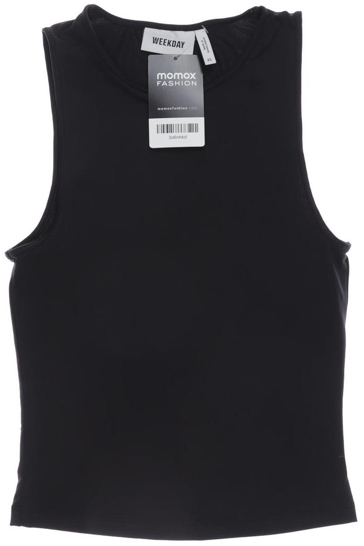 

Weekday Damen Top, schwarz, Gr. 34