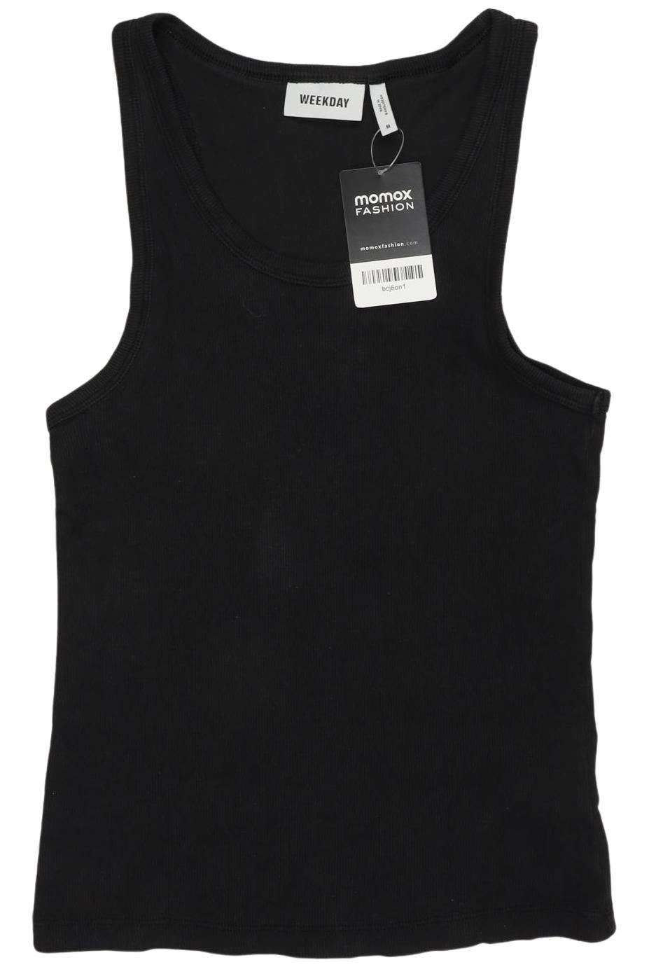 

Weekday Damen Top, schwarz, Gr. 38