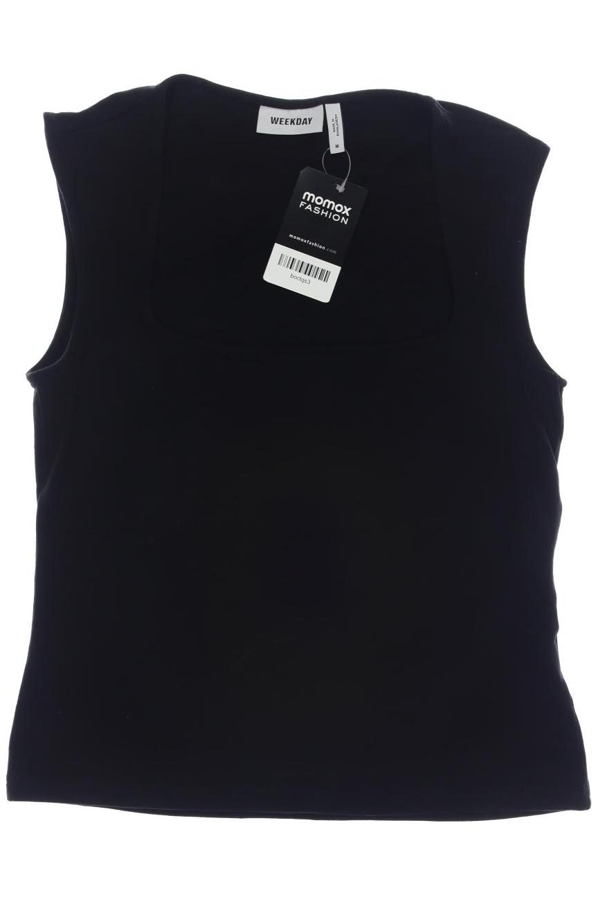 

Weekday Damen Top, schwarz, Gr. 38
