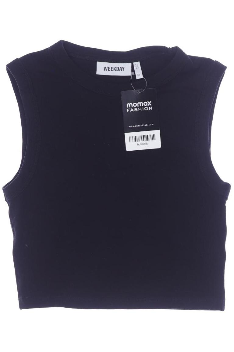 

Weekday Damen Top, schwarz, Gr. 34