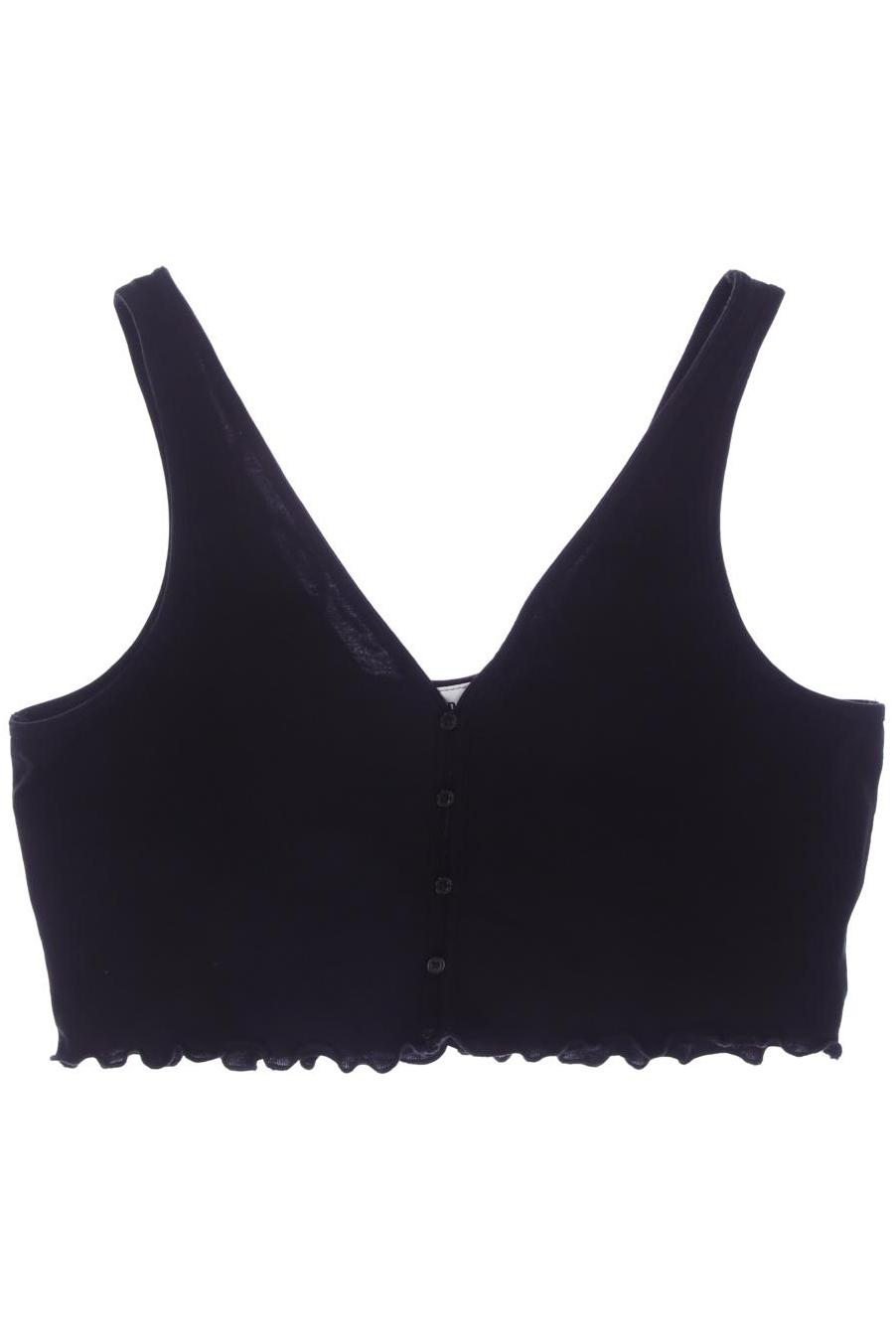 

Weekday Damen Top, schwarz, Gr. 38