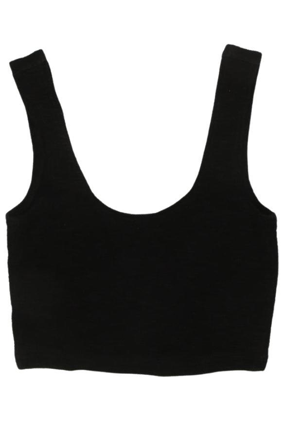 

Weekday Damen Top, schwarz, Gr. 34