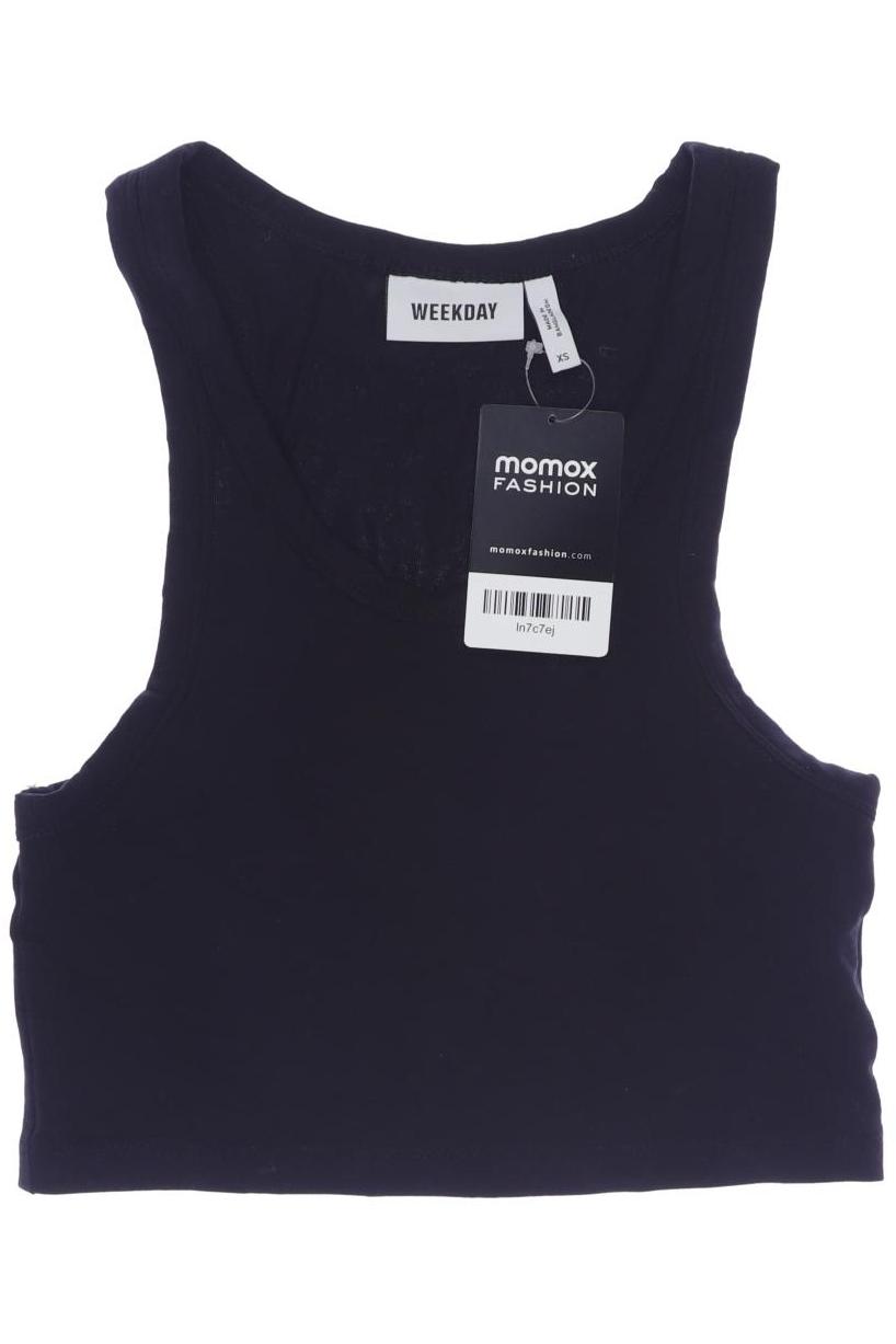 

Weekday Damen Top, schwarz, Gr. 34