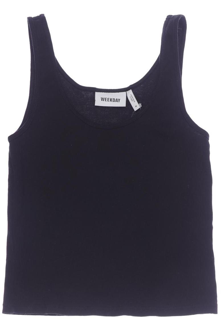 

Weekday Damen Top, schwarz, Gr. 38