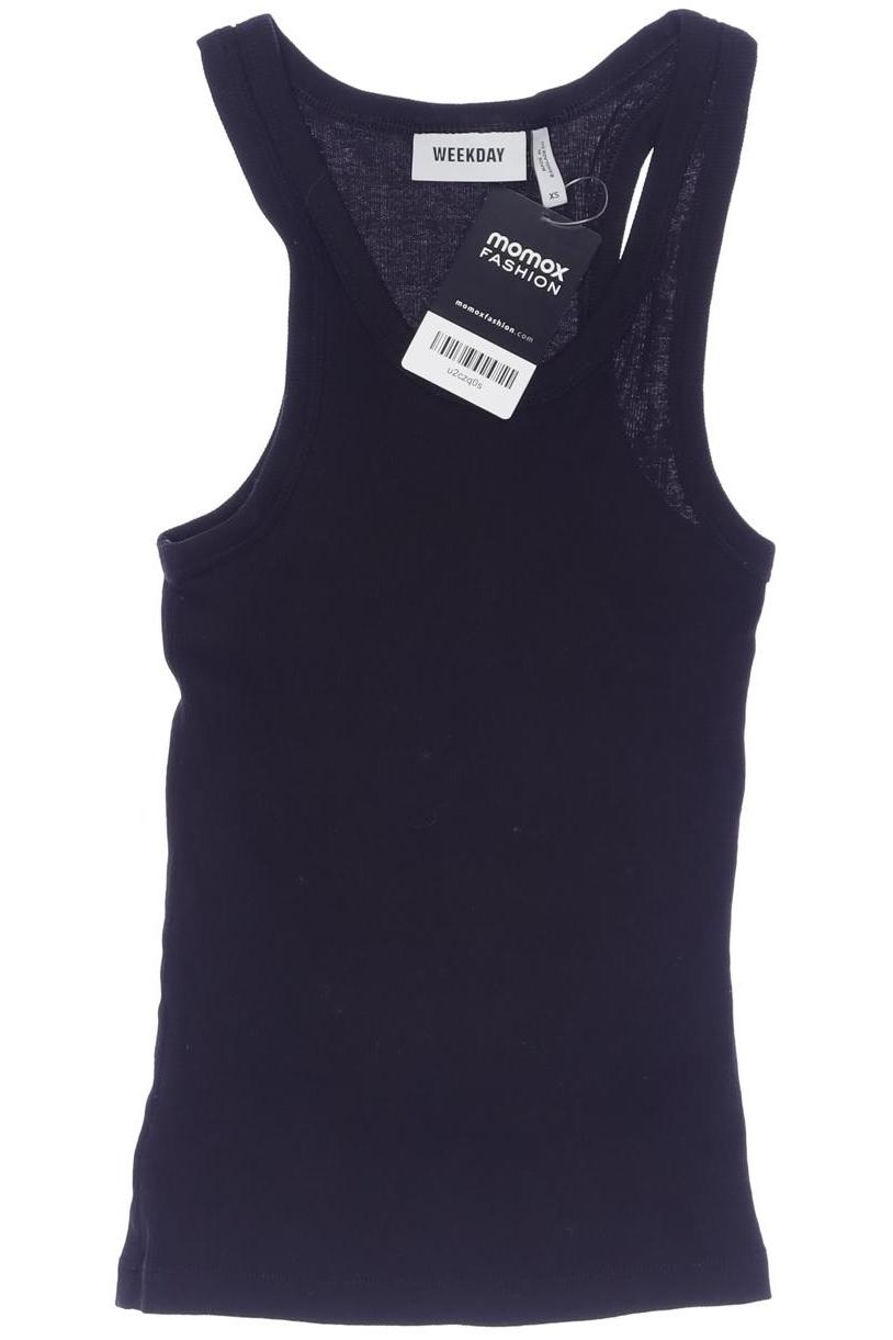

Weekday Damen Top, schwarz, Gr. 34