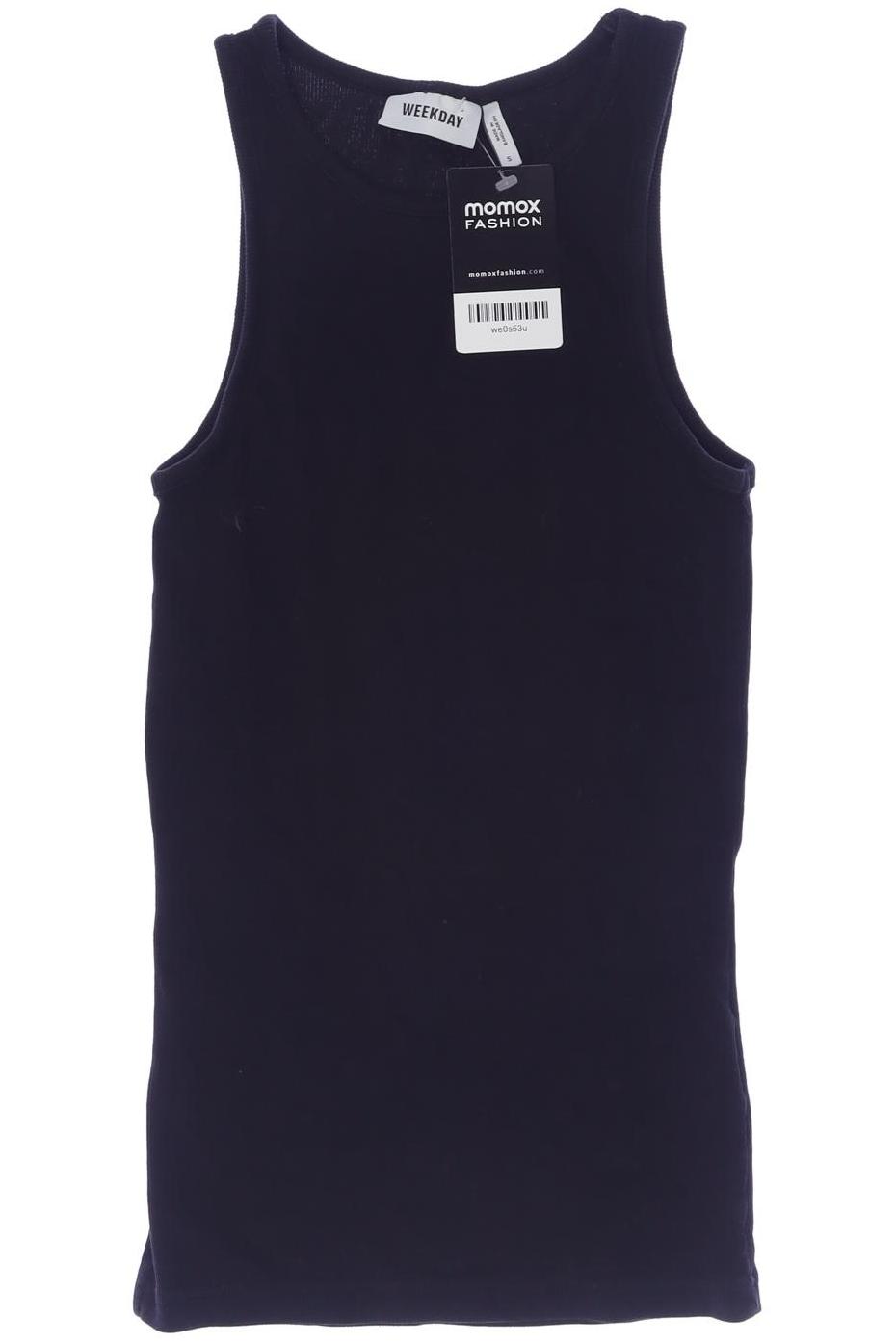 

Weekday Damen Top, schwarz, Gr. 36