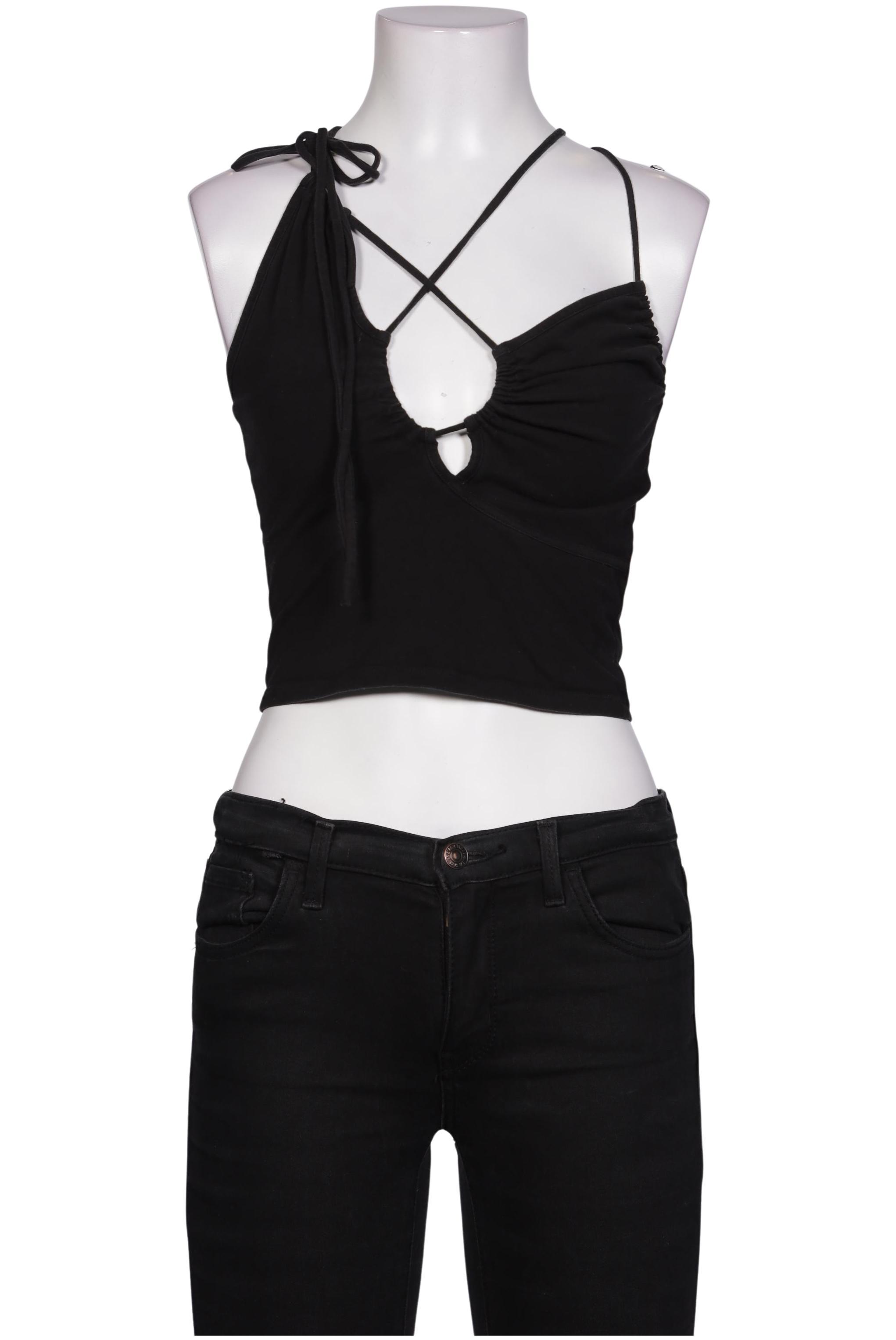 

Weekday Damen Top, schwarz, Gr. 36