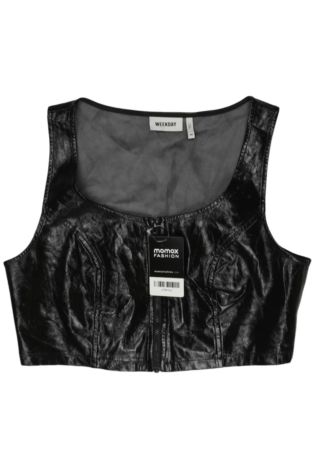 

Weekday Damen Weste, schwarz, Gr. 40