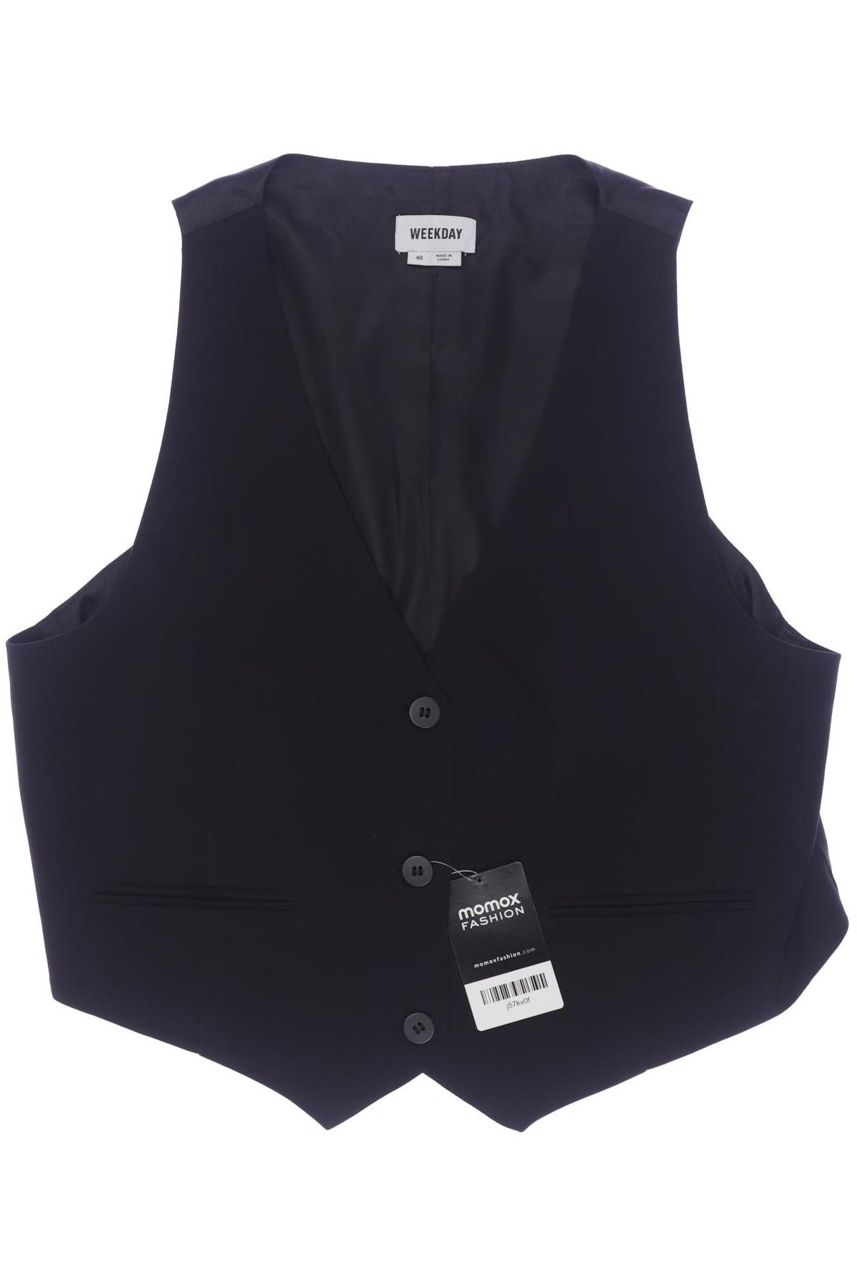 

Weekday Damen Weste, schwarz, Gr. 40