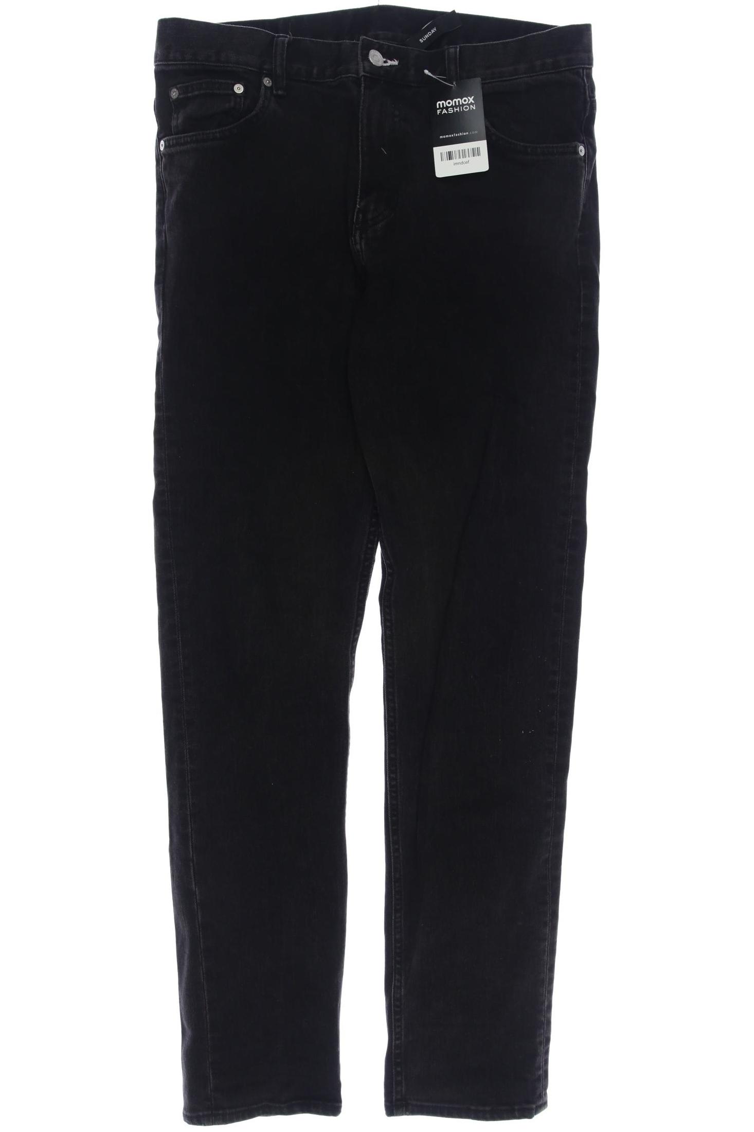 

Weekday Herren Jeans, schwarz, Gr. 32