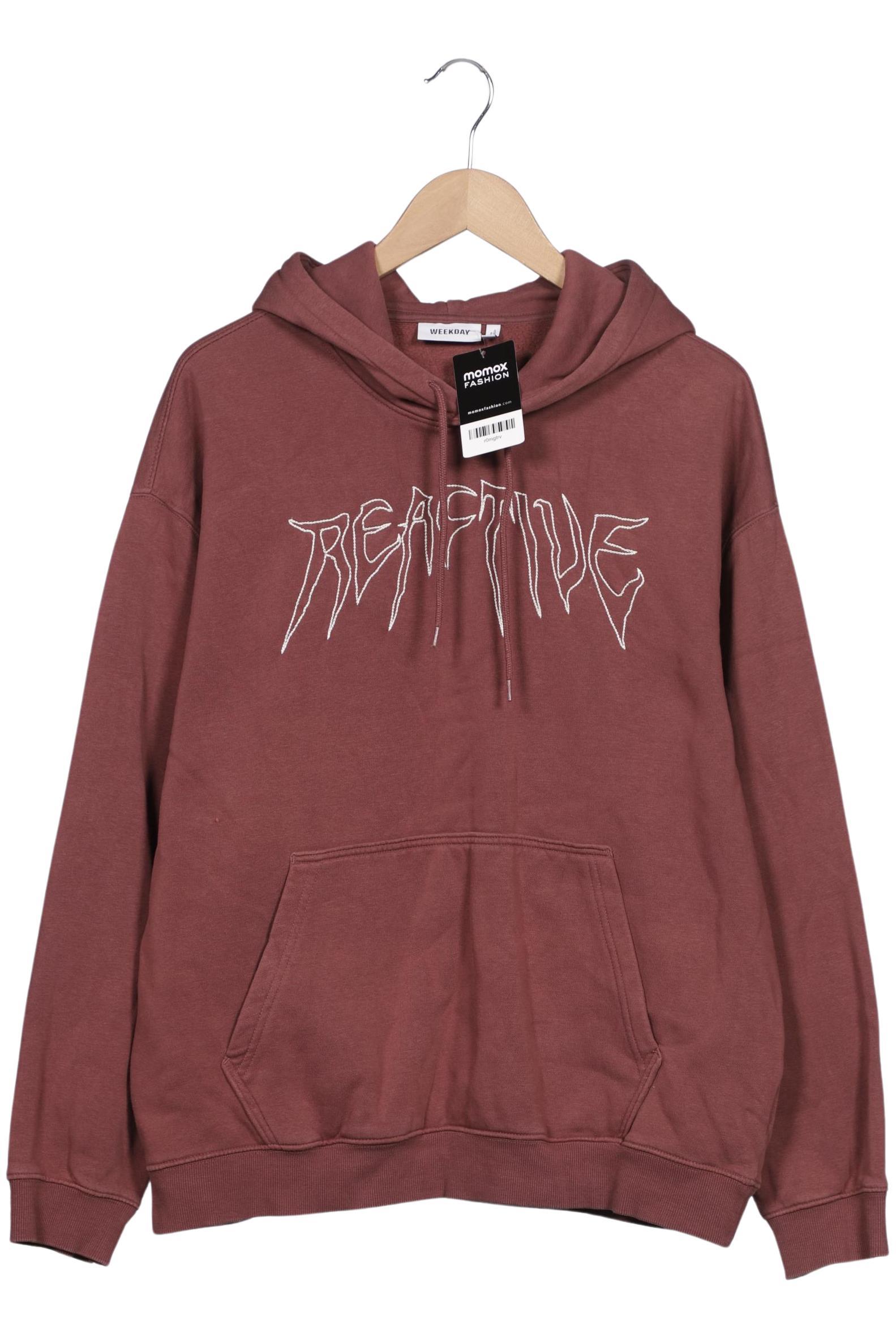 

Weekday Herren Kapuzenpullover, bordeaux, Gr. 46