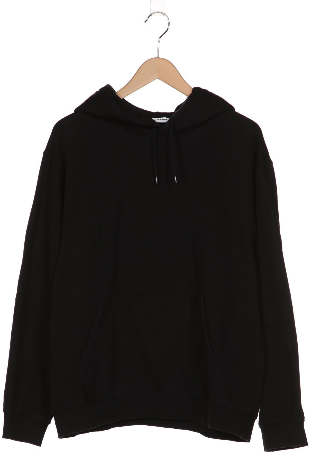 

Weekday Herren Kapuzenpullover, schwarz