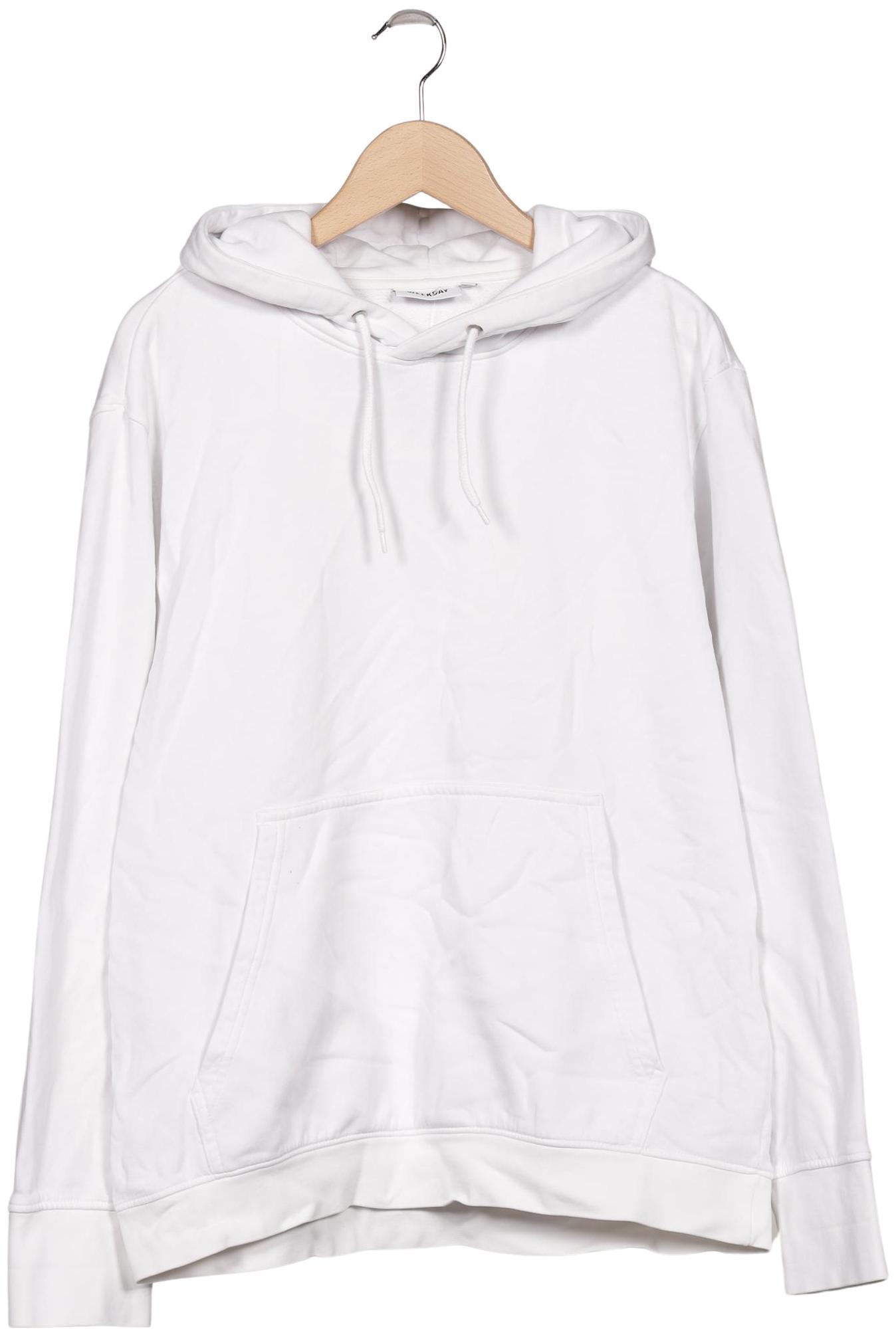 

Weekday Herren Kapuzenpullover, weiß, Gr. 52
