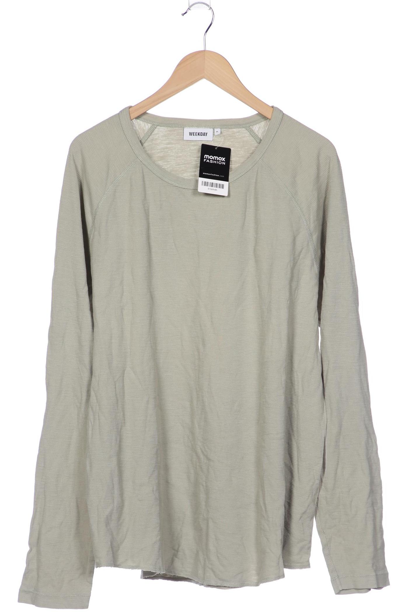 

Weekday Herren Langarmshirt, hellgrün