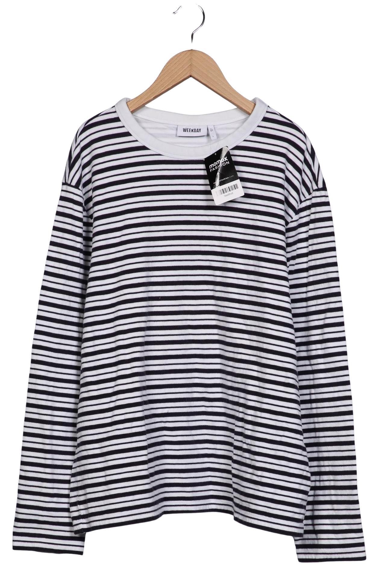 

Weekday Herren Langarmshirt, weiß, Gr. 52