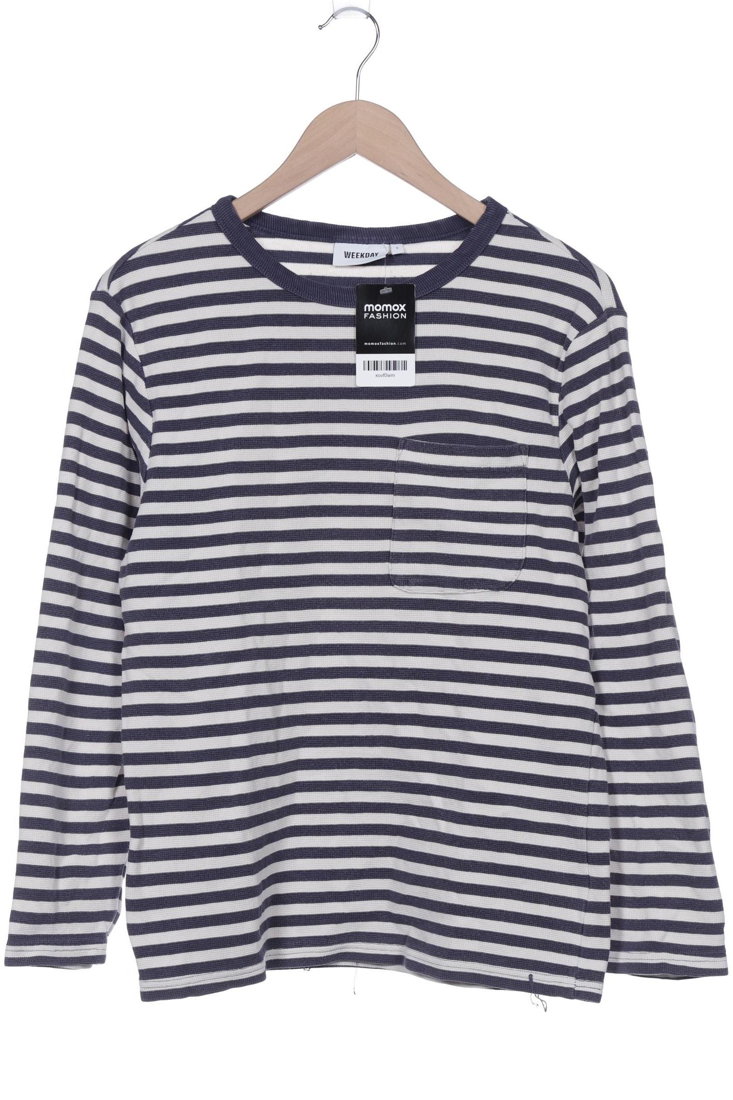 

Weekday Herren Langarmshirt, marineblau, Gr. 46