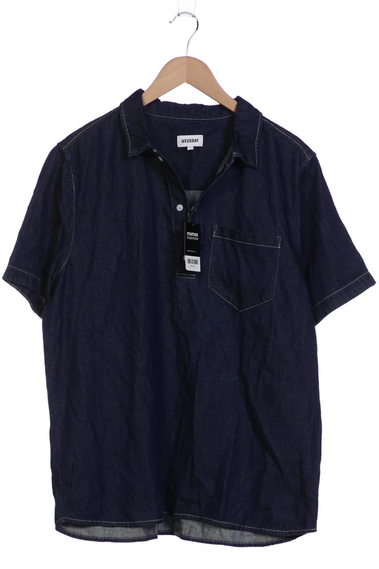 

Weekday Herren Poloshirt, marineblau, Gr. 52