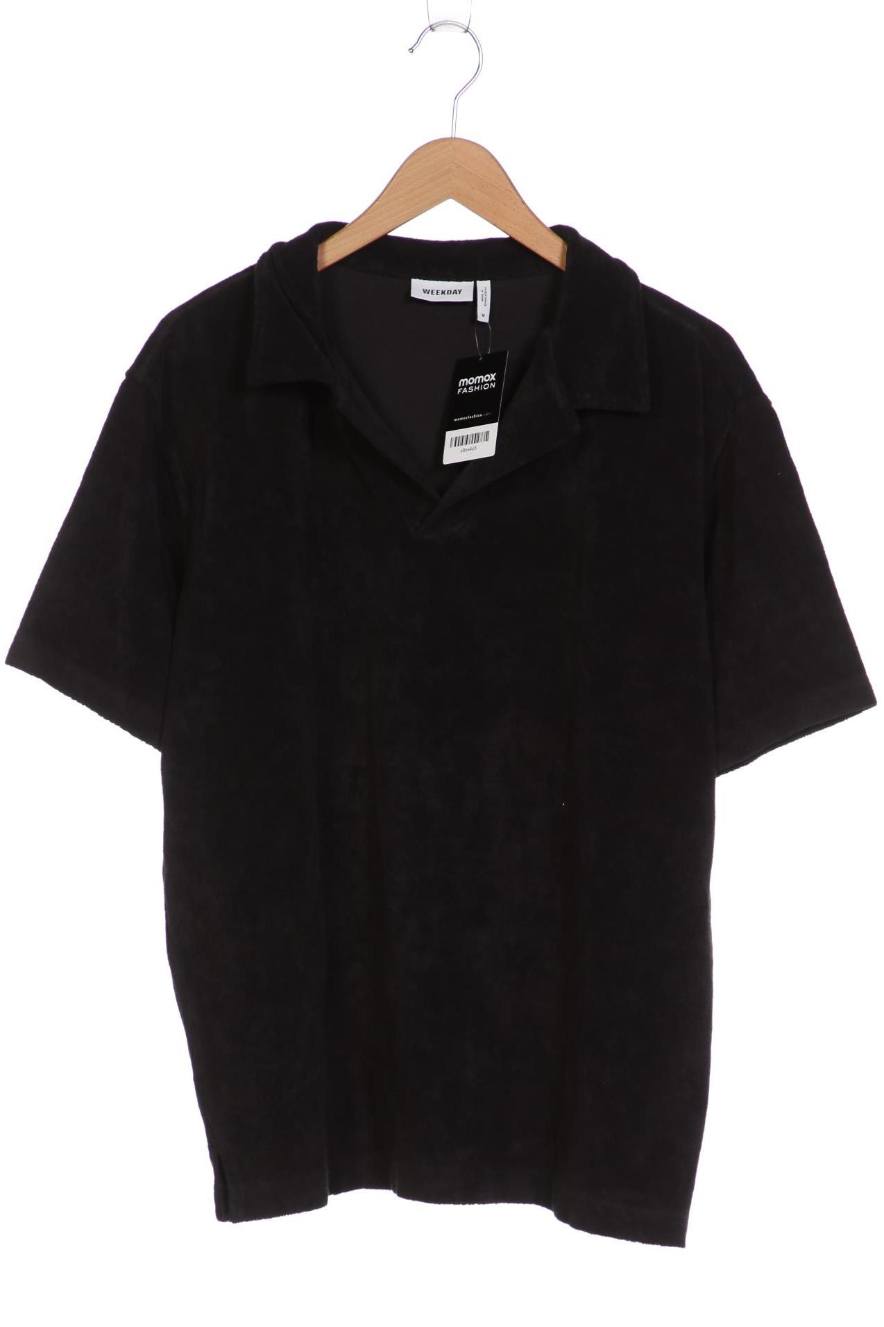 

Weekday Herren Poloshirt, schwarz, Gr. 48