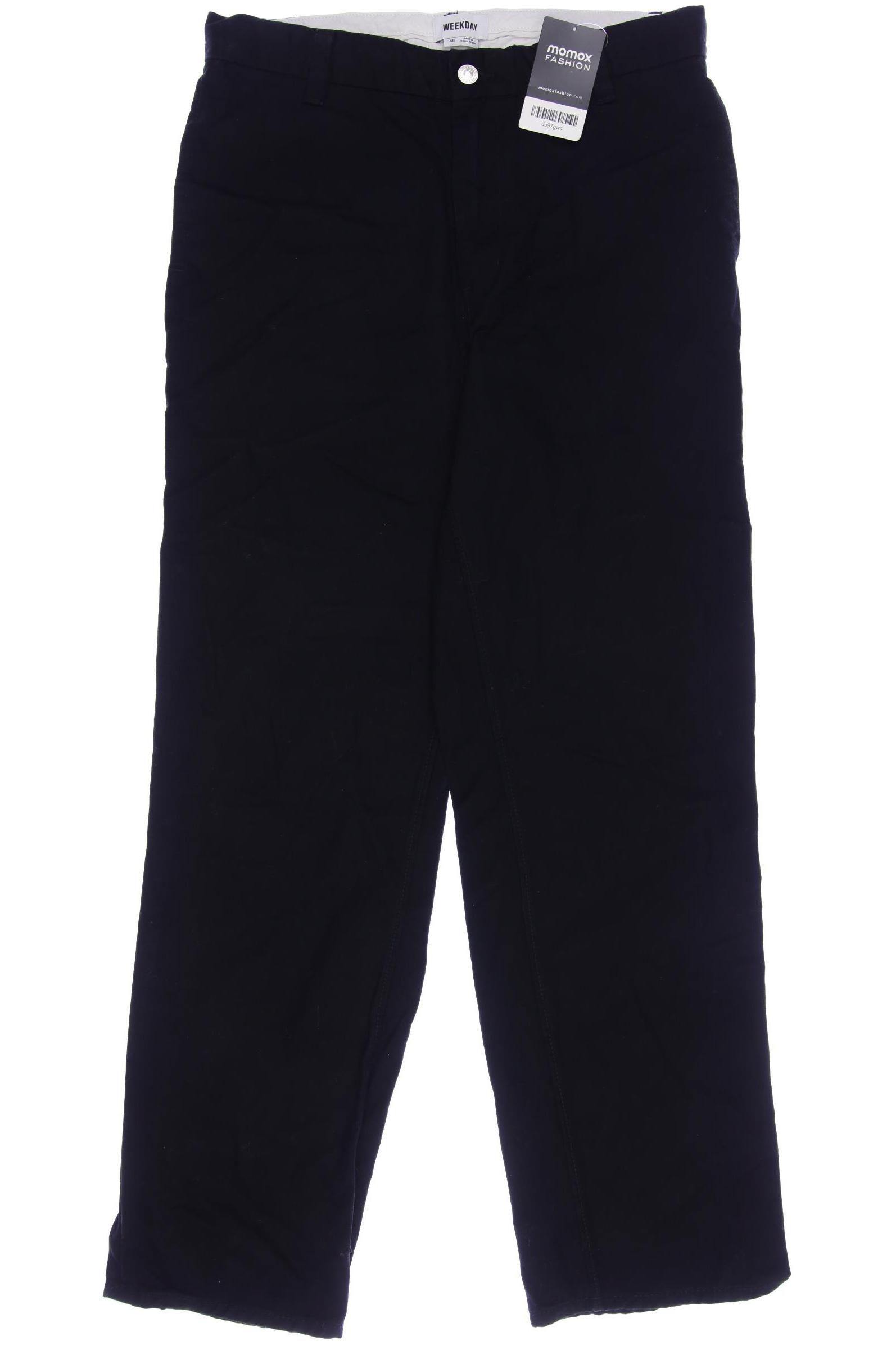 

Weekday Herren Stoffhose, schwarz, Gr. 48