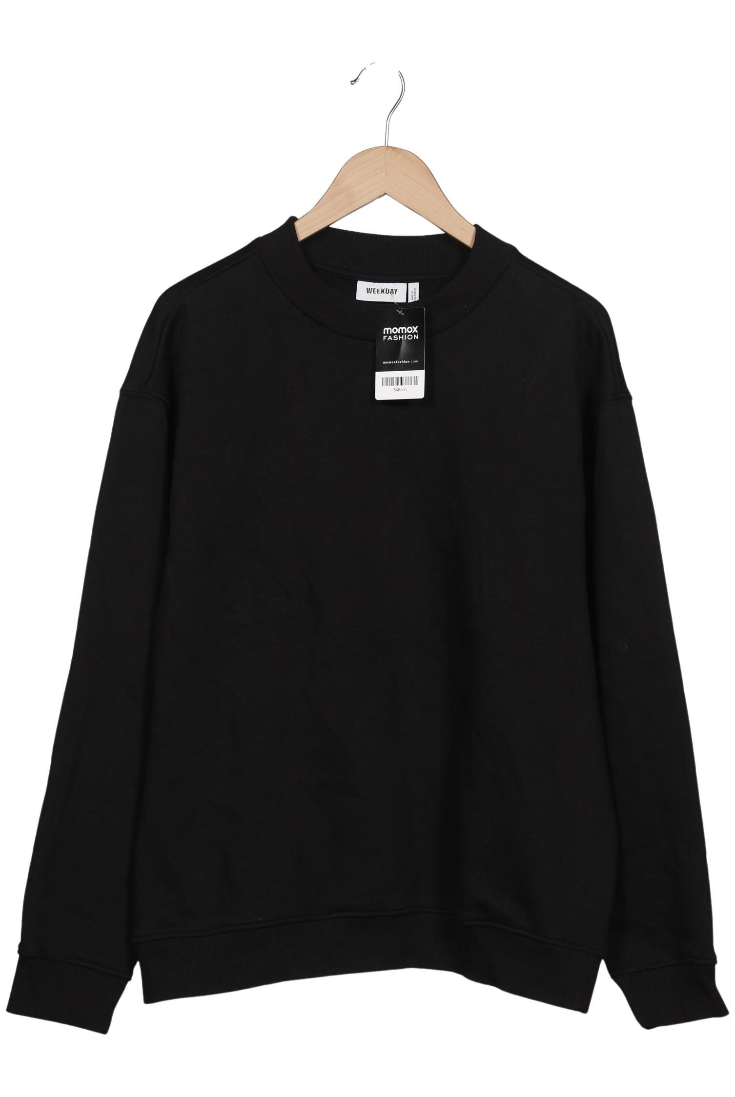 

Weekday Herren Sweatshirt, schwarz, Gr. 48