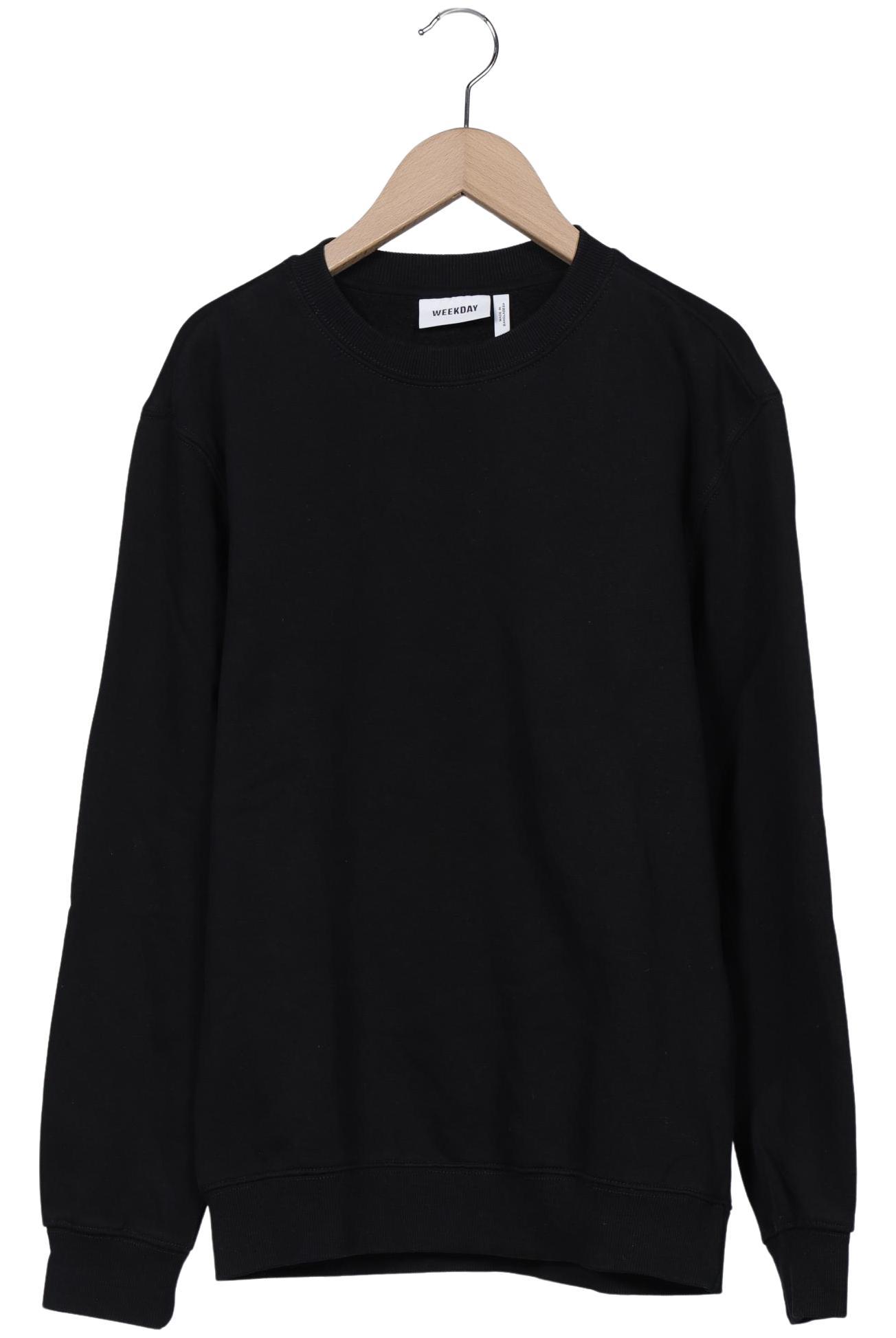 Thumbnail - Weekday Herren Sweatshirt, schwarz, Gr. 44