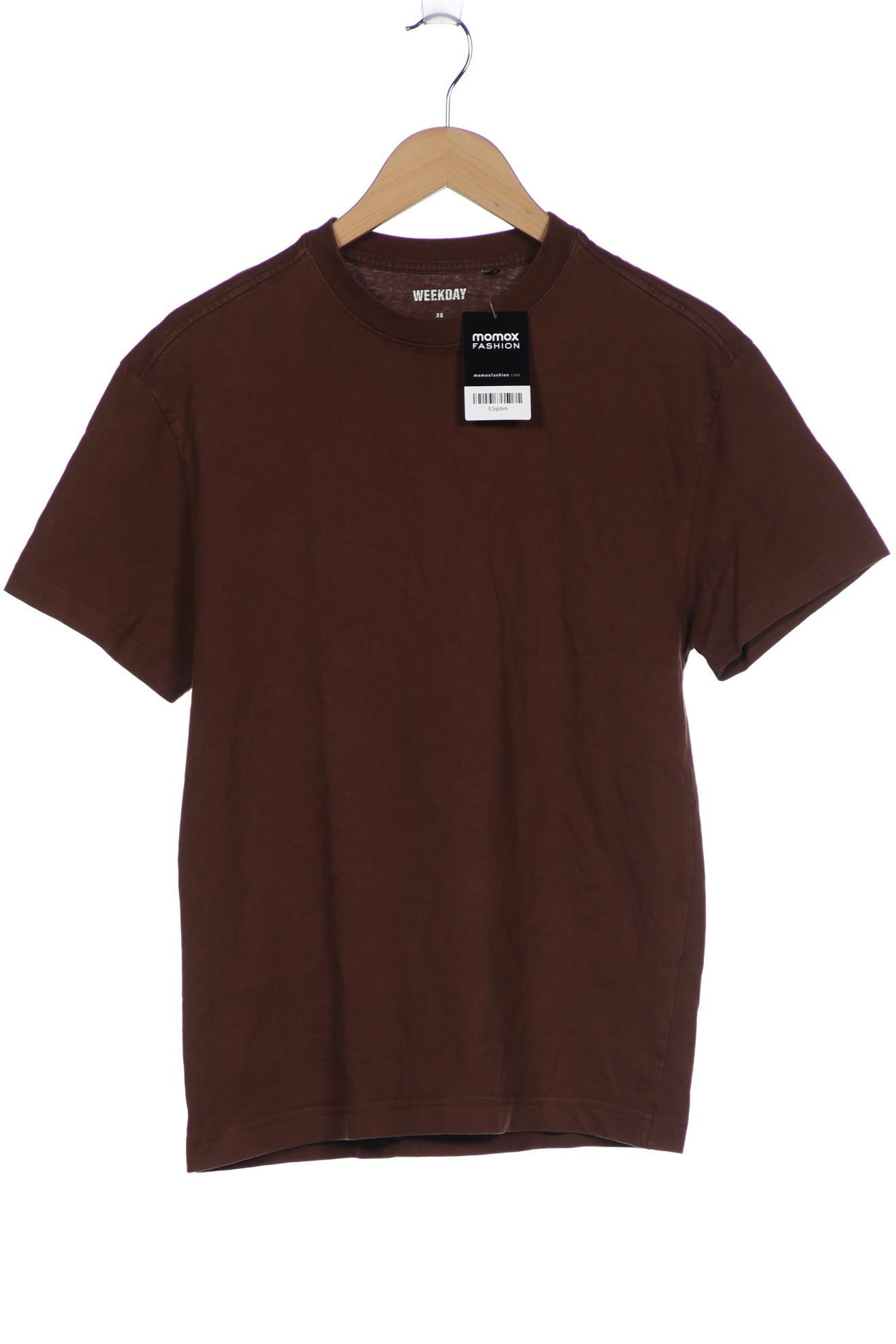

Weekday Herren T-Shirt, braun, Gr. 44