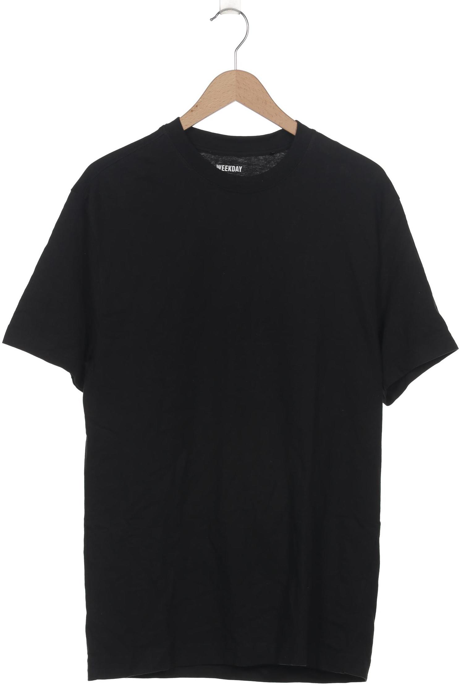 

Weekday Herren T-Shirt, schwarz, Gr. 48