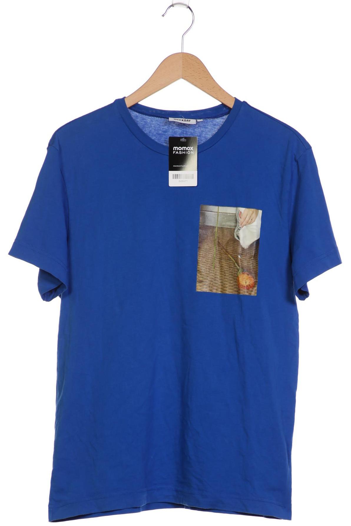 

Weekday Herren T-Shirt, blau, Gr. 48