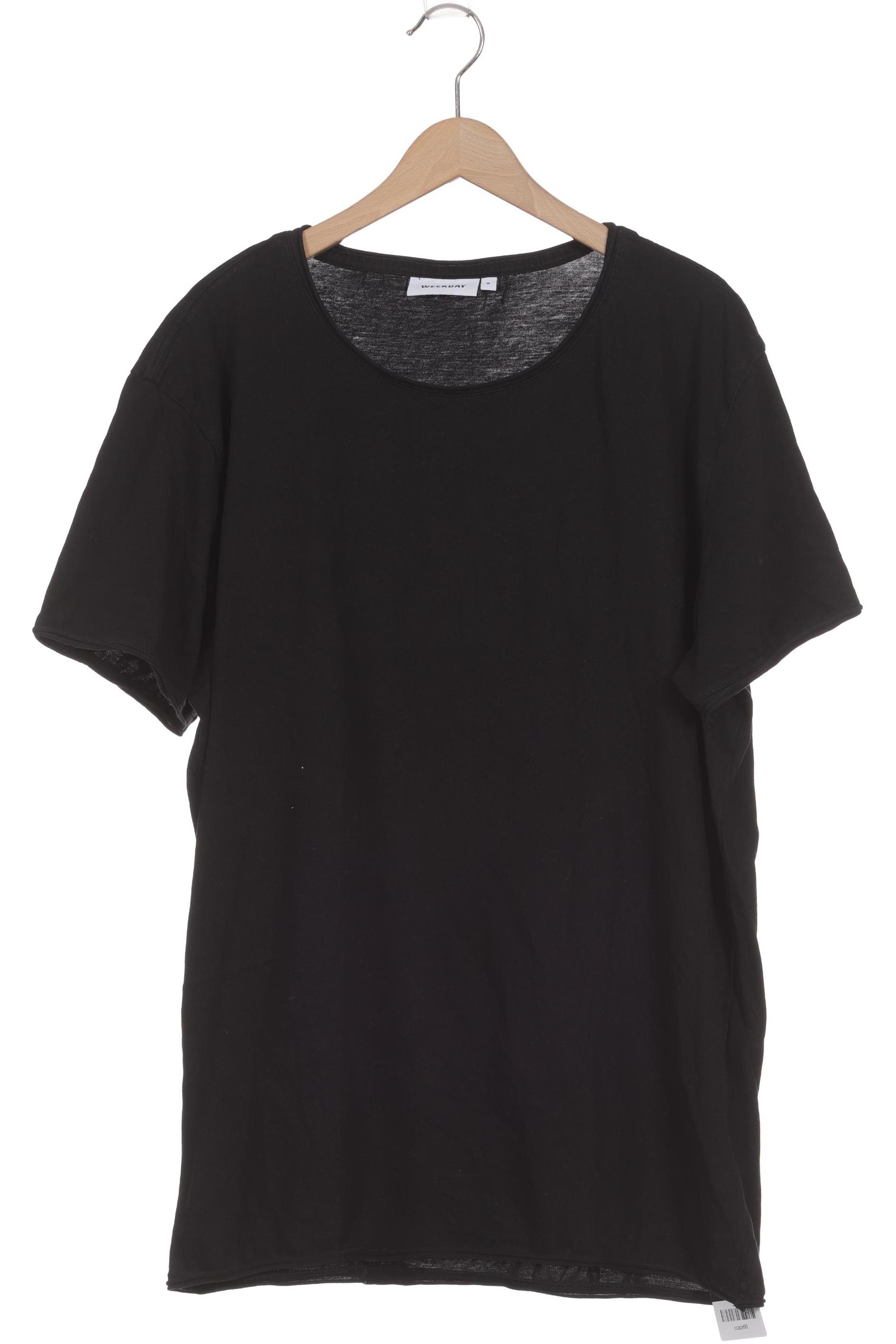 

Weekday Herren T-Shirt, schwarz, Gr. 48