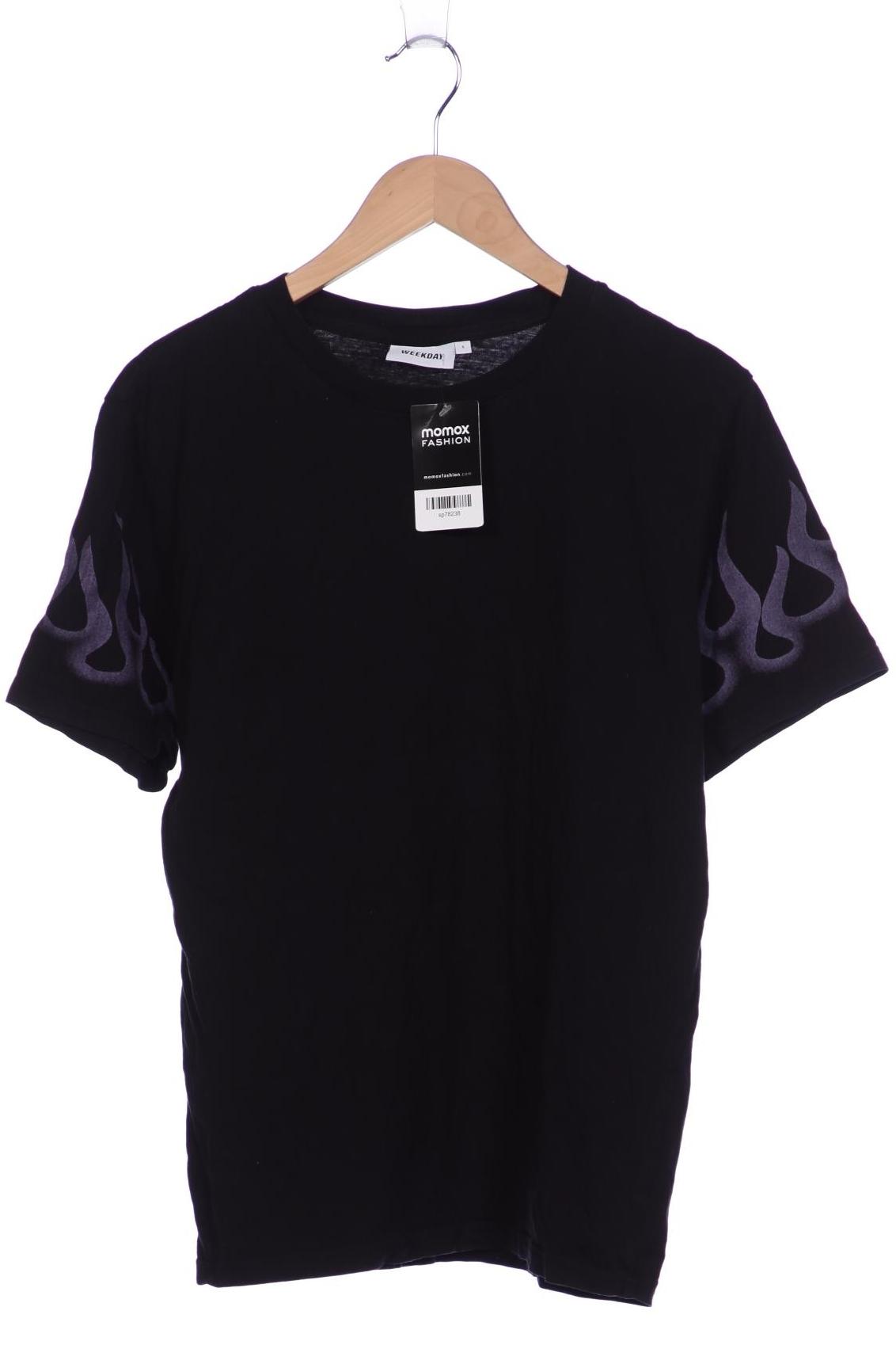 

Weekday Herren T-Shirt, schwarz, Gr. 46