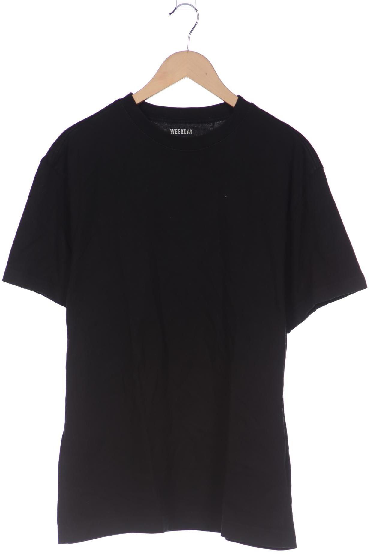 

Weekday Herren T-Shirt, schwarz, Gr. 48