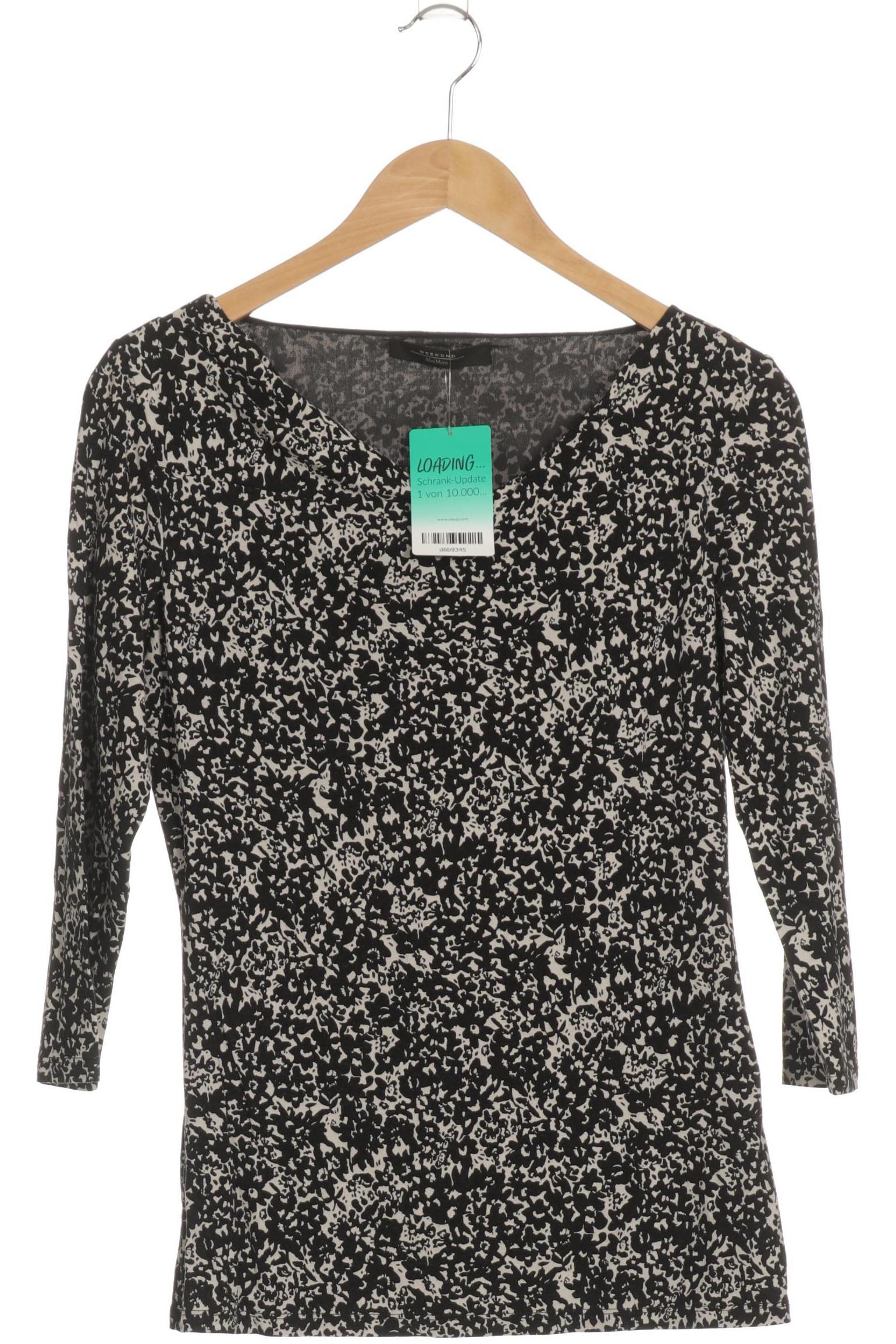 

Weekend Max Mara Damen Langarmshirt, schwarz, Gr.