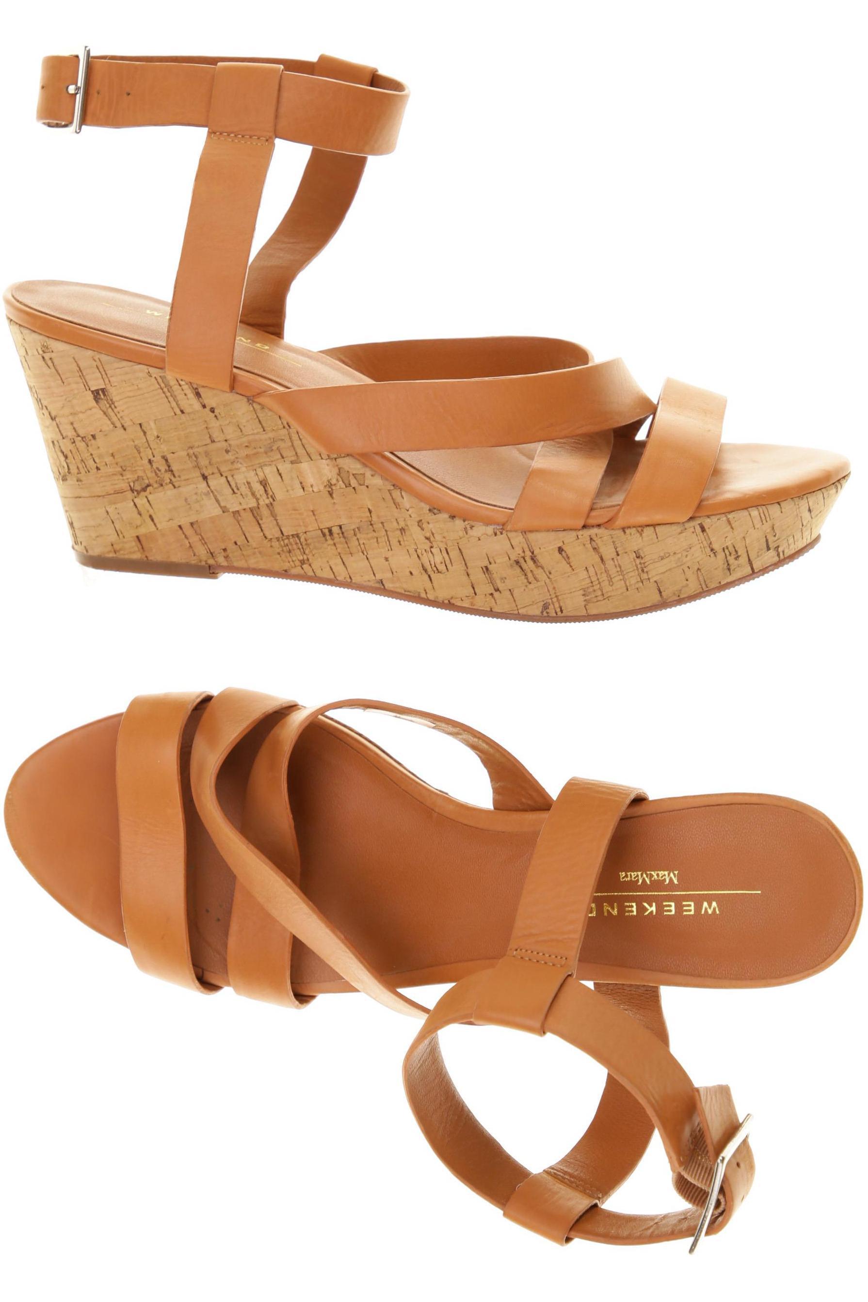 

Weekend Max Mara Damen Sandale, braun, Gr. 39