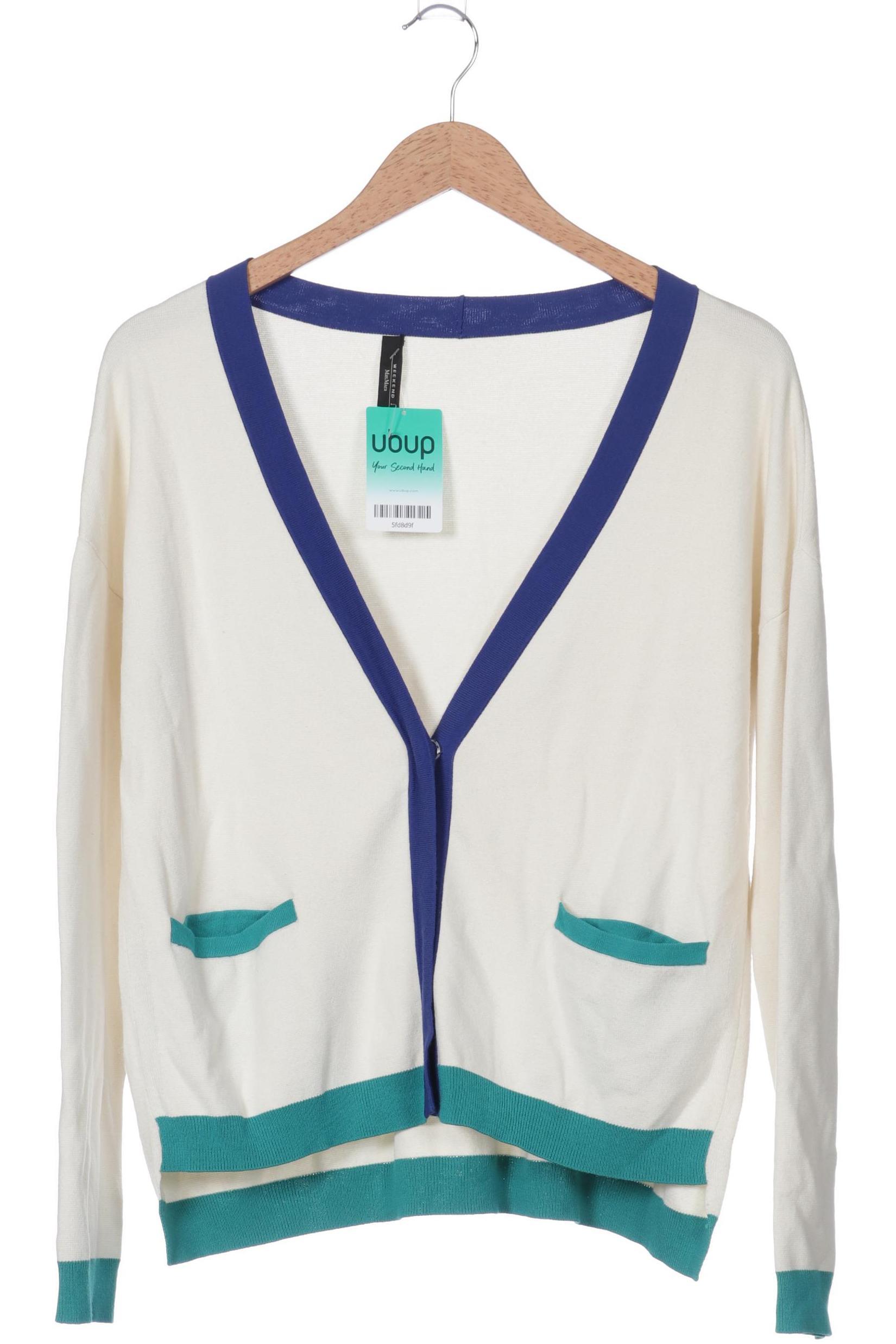 

Weekend Max Mara Damen Strickjacke, weiß, Gr.