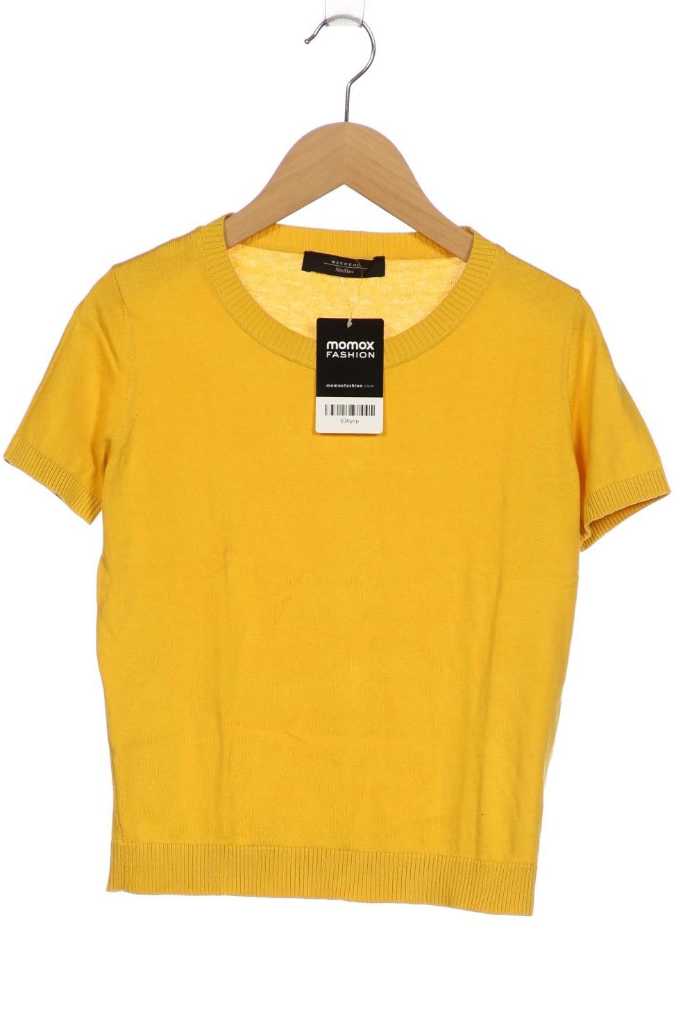 

Weekend Max Mara Damen T-Shirt, gelb, Gr. 34